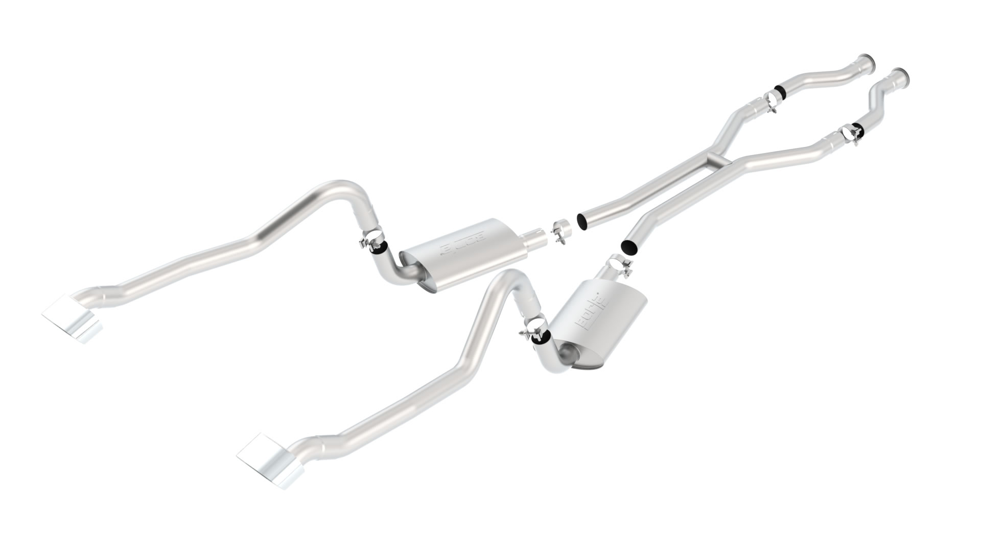 Borla Header & Manifold-Back Exhaust System - S-Type 100407
