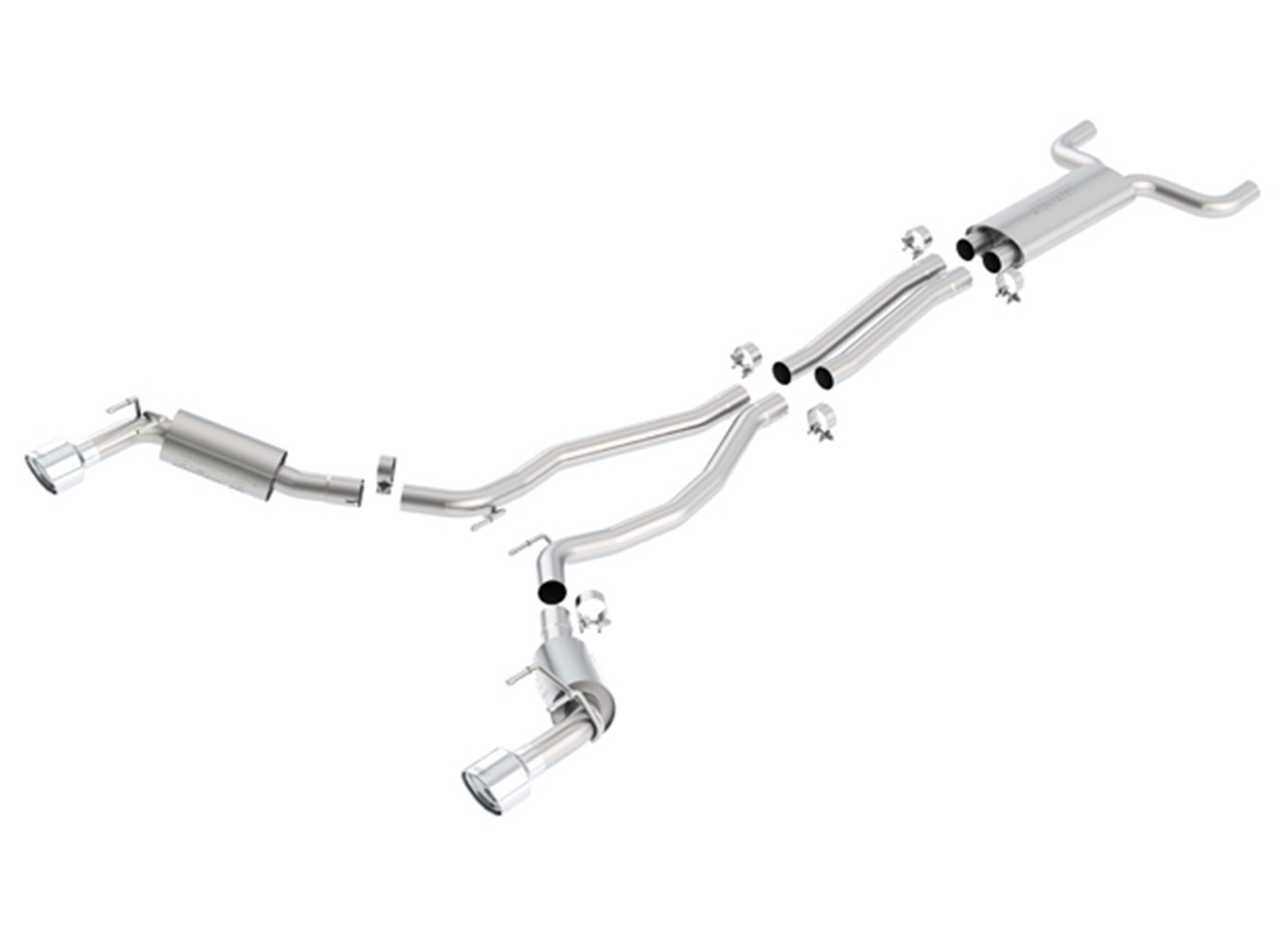 Borla Cat-Back Exhaust System - EC-Type - S-Type 1014031