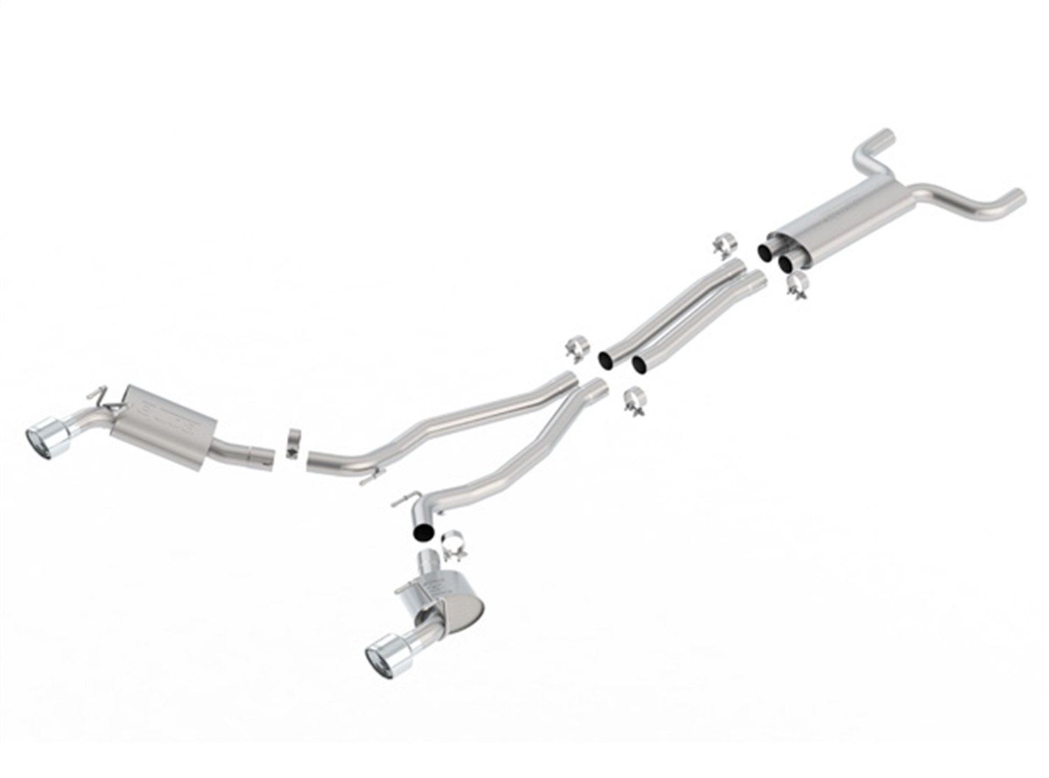 Borla Cat-Back Exhaust System - EC-Type - Touring 1014035