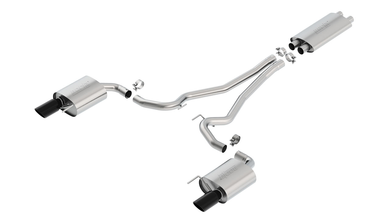 Borla Cat-Back Exhaust System - EC-Type - Touring 1014040BC