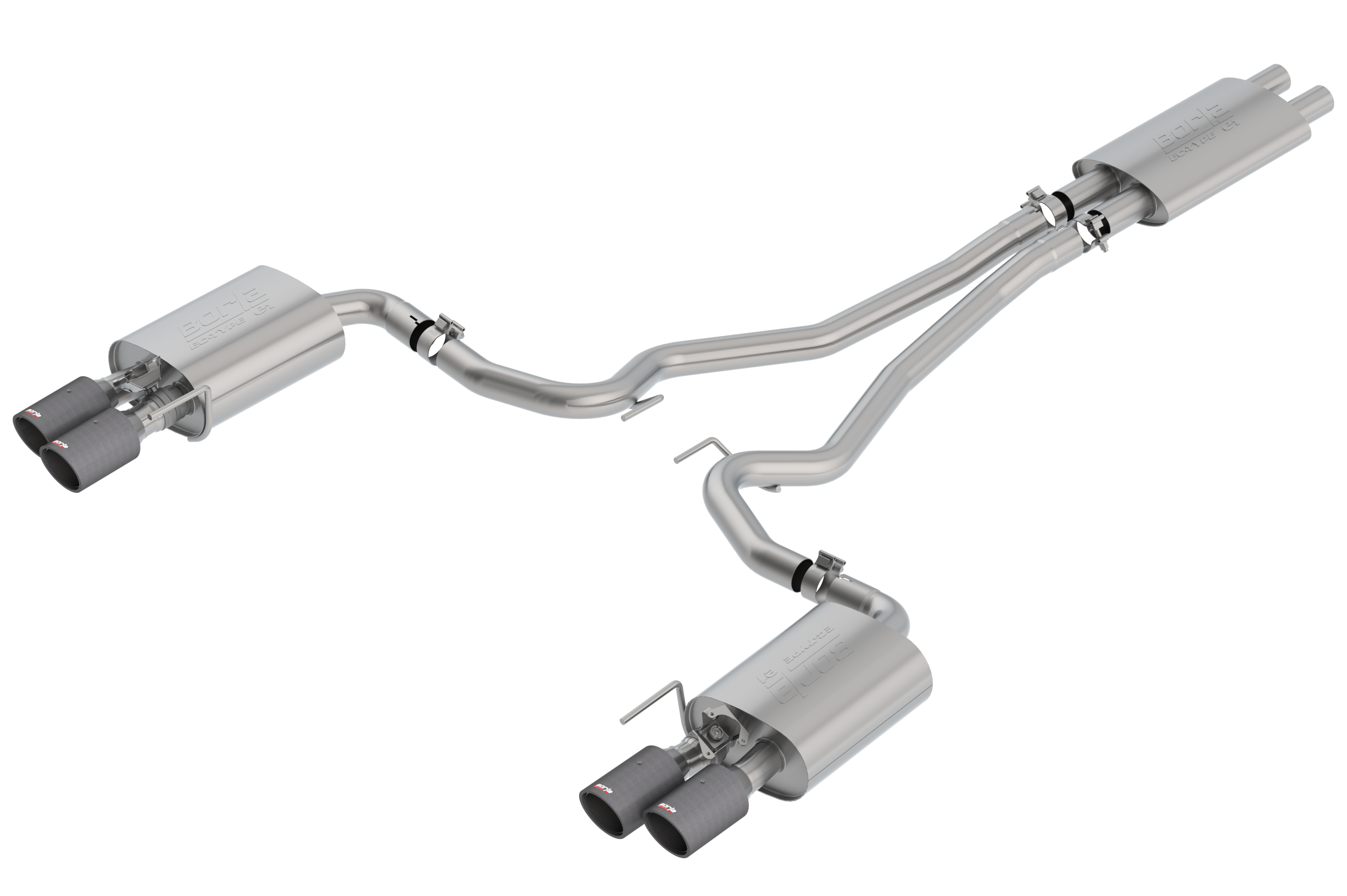 Borla Cat-Back Exhaust System - EC-Type - Touring 1014045CF
