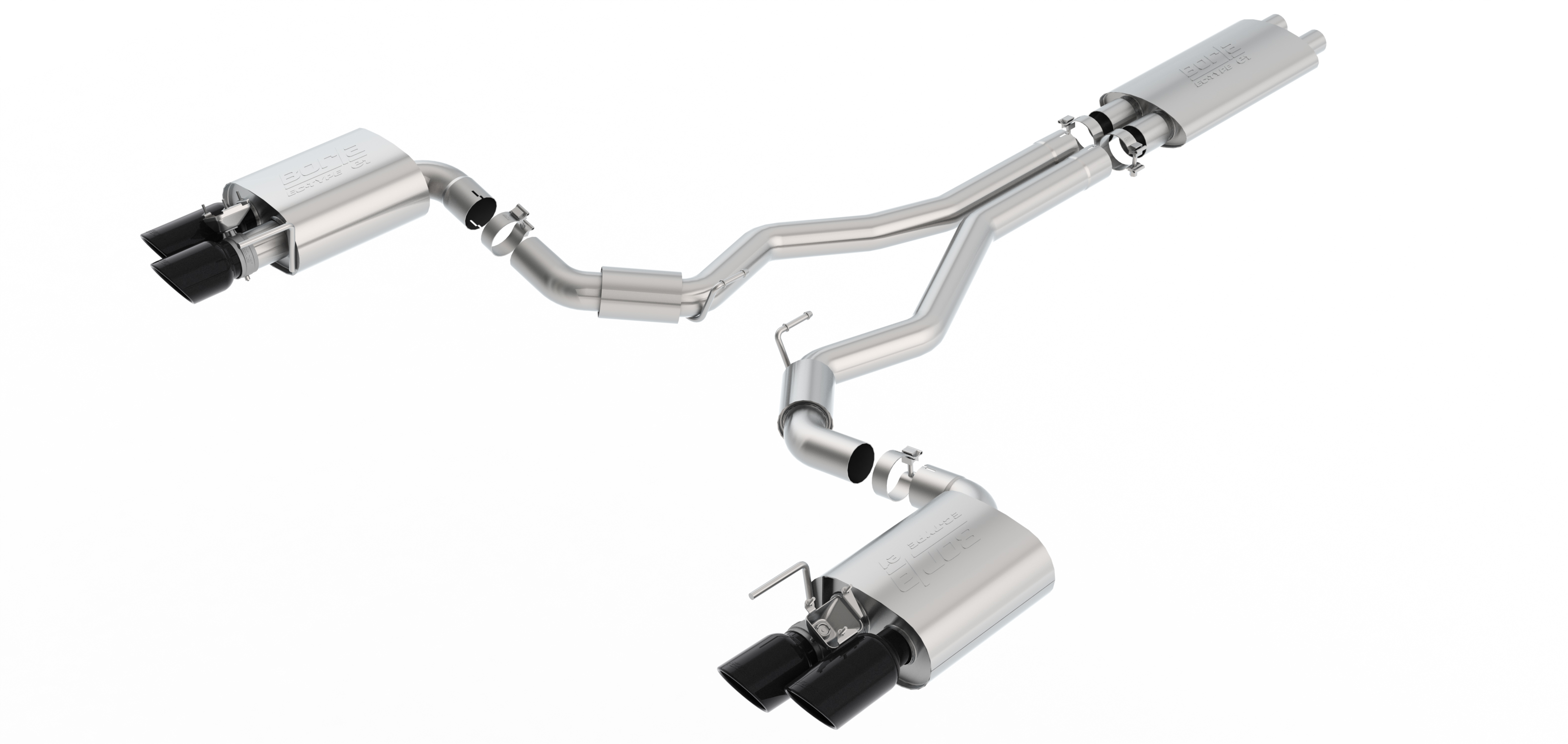 Borla Cat-Back Exhaust System - EC-Type - Touring 1014046BC