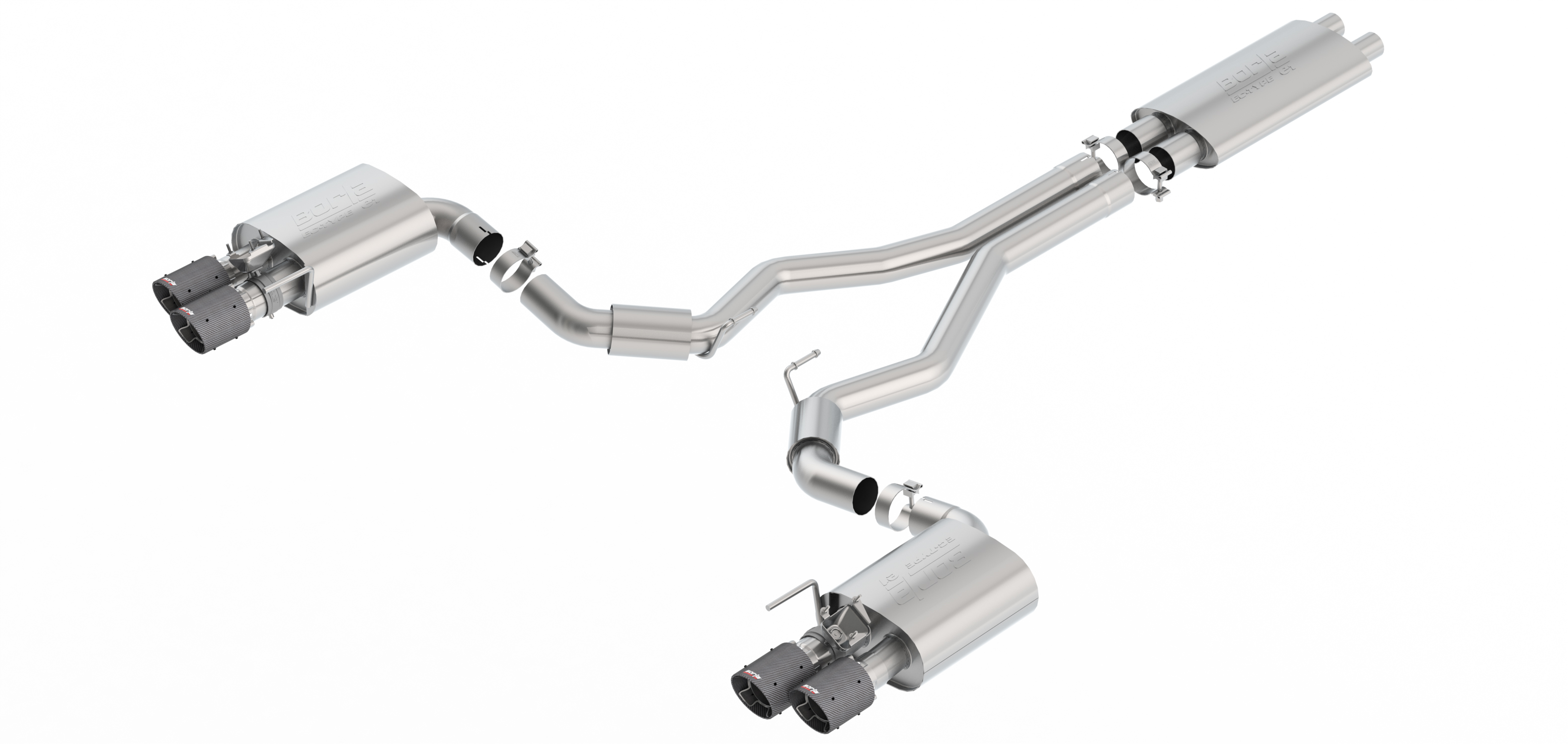 Borla Cat-Back Exhaust System - EC-Type - Touring 1014046CF