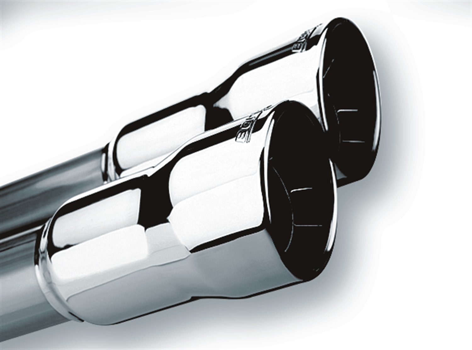 Borla Universal Exhaust Tip - Dual Round 20143