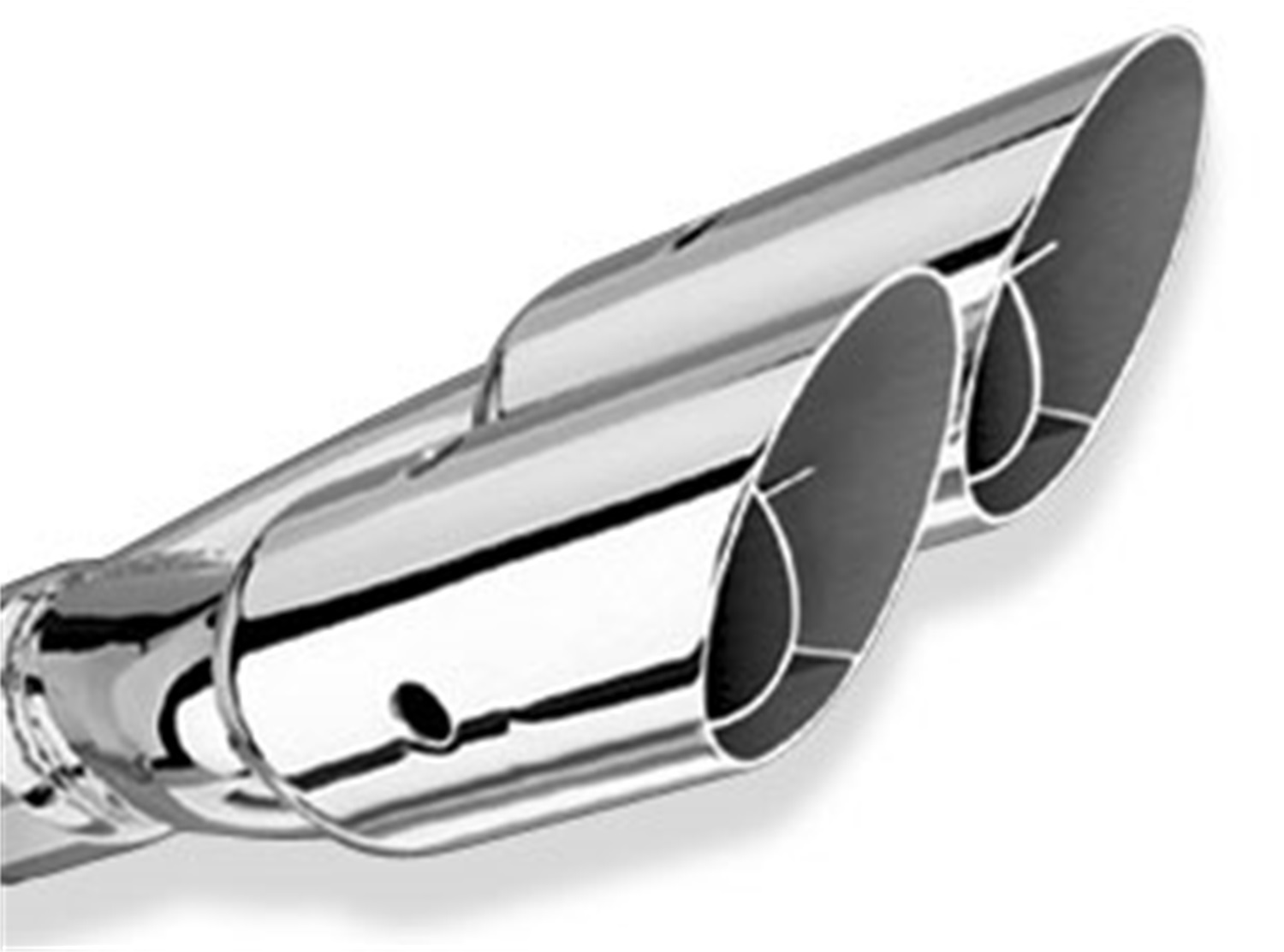 Borla Universal Exhaust Tip - Dual Round 20213