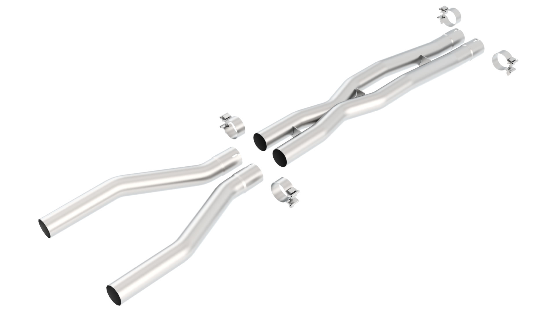 Borla Connection Pipes - X-Pipe With Mid-Pipes 60524