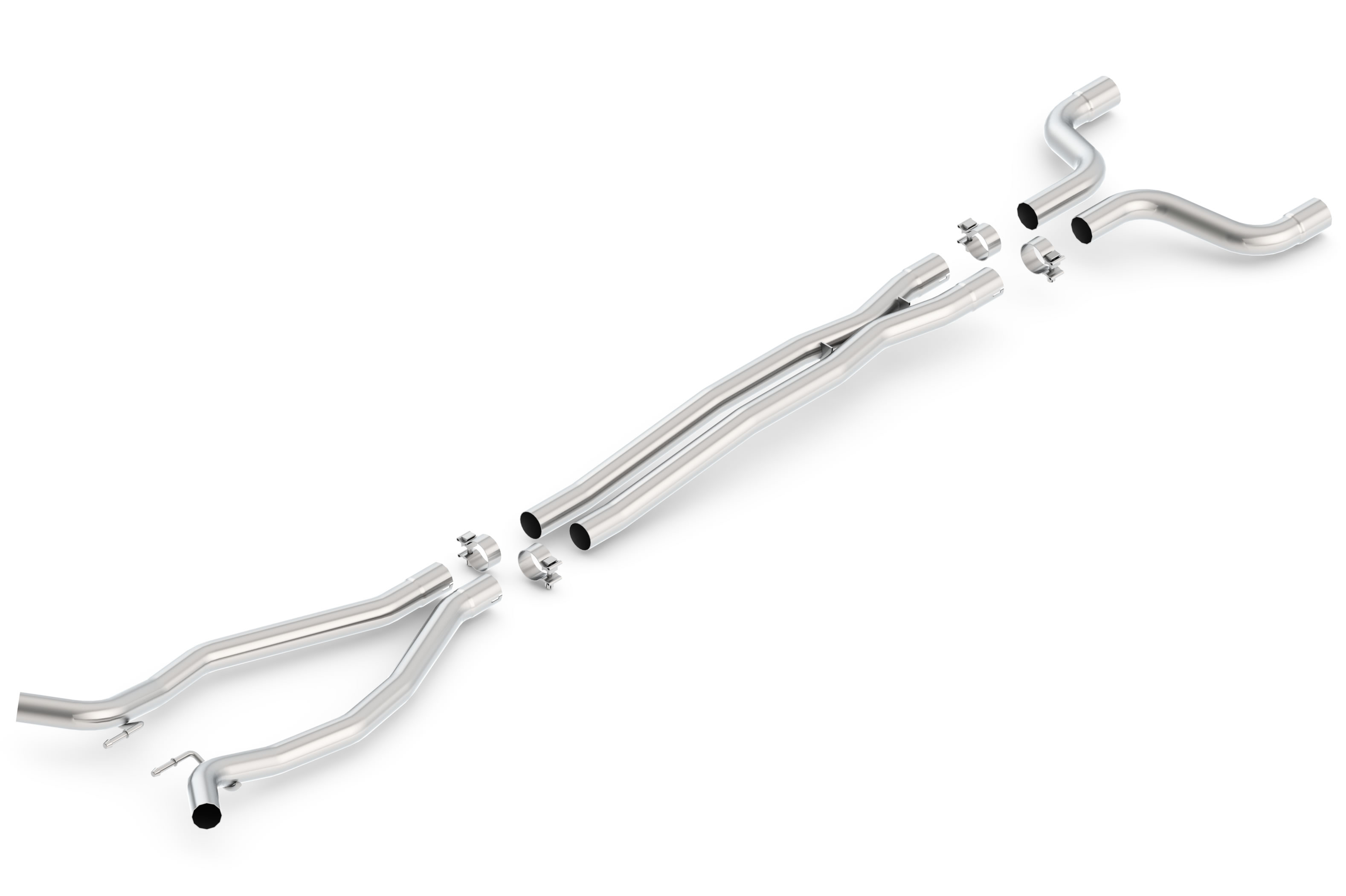 Borla Connection Pipes - X-Pipe With Mid-Pipes 60539