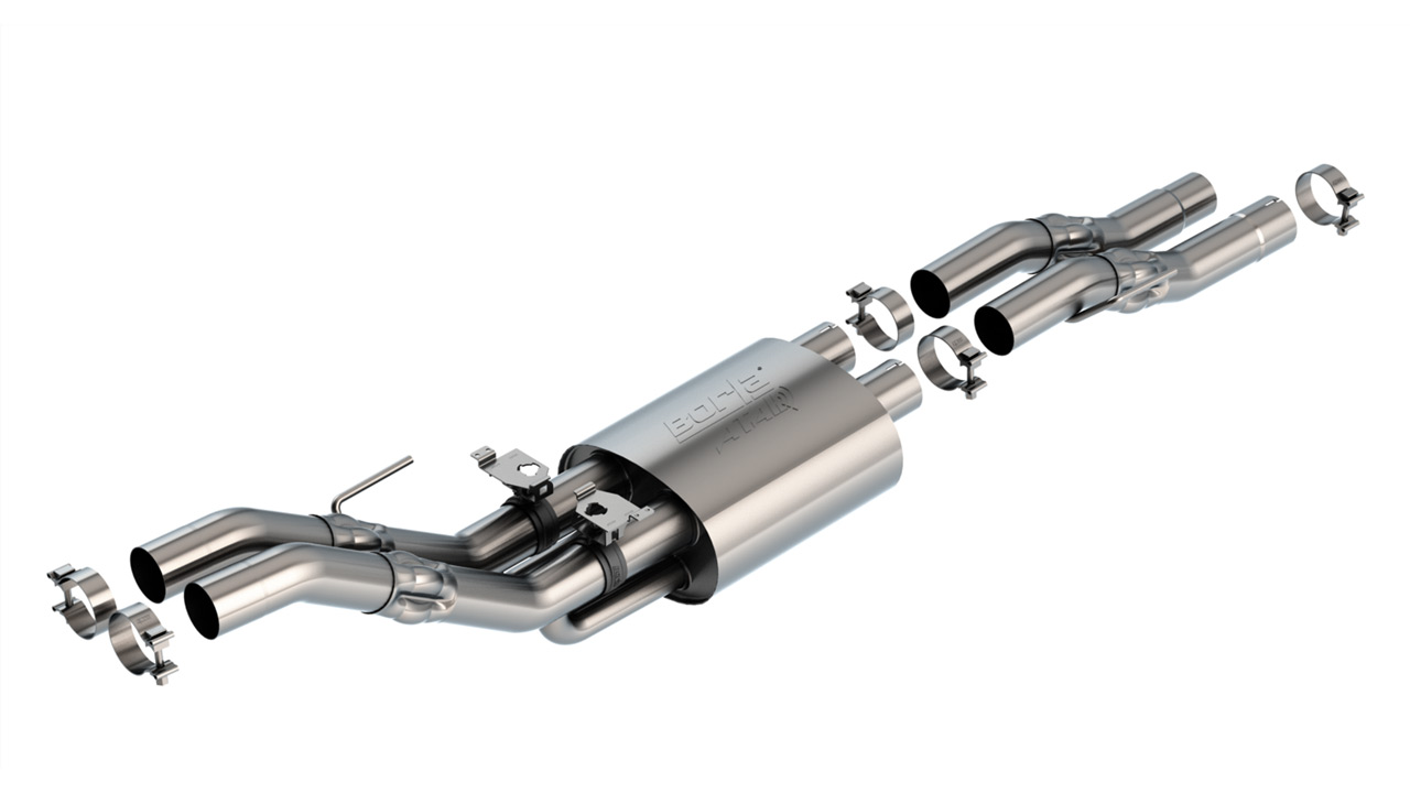 Borla Mid-Section Exhaust System w/ Muffler & Mid-Pipe - ATAK® 60728
