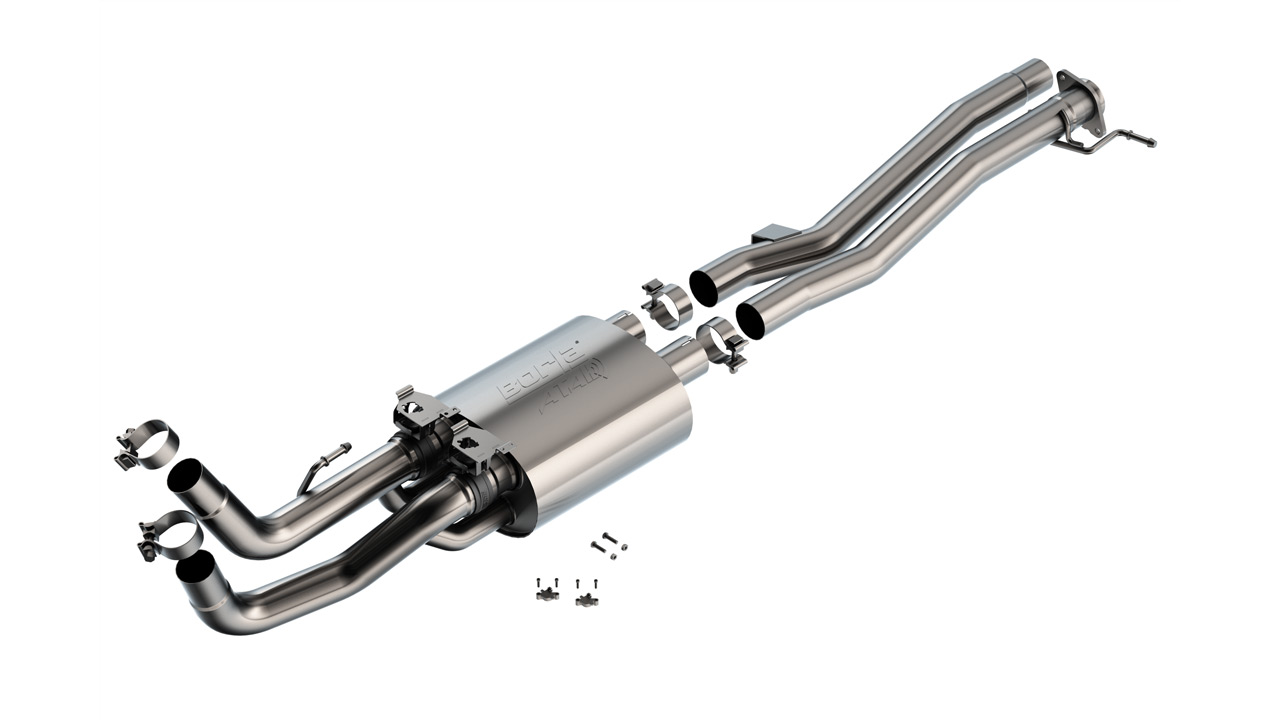 Borla Mid-Section Exhaust System w/ Muffler & Mid-Pipe - ATAK® 60742