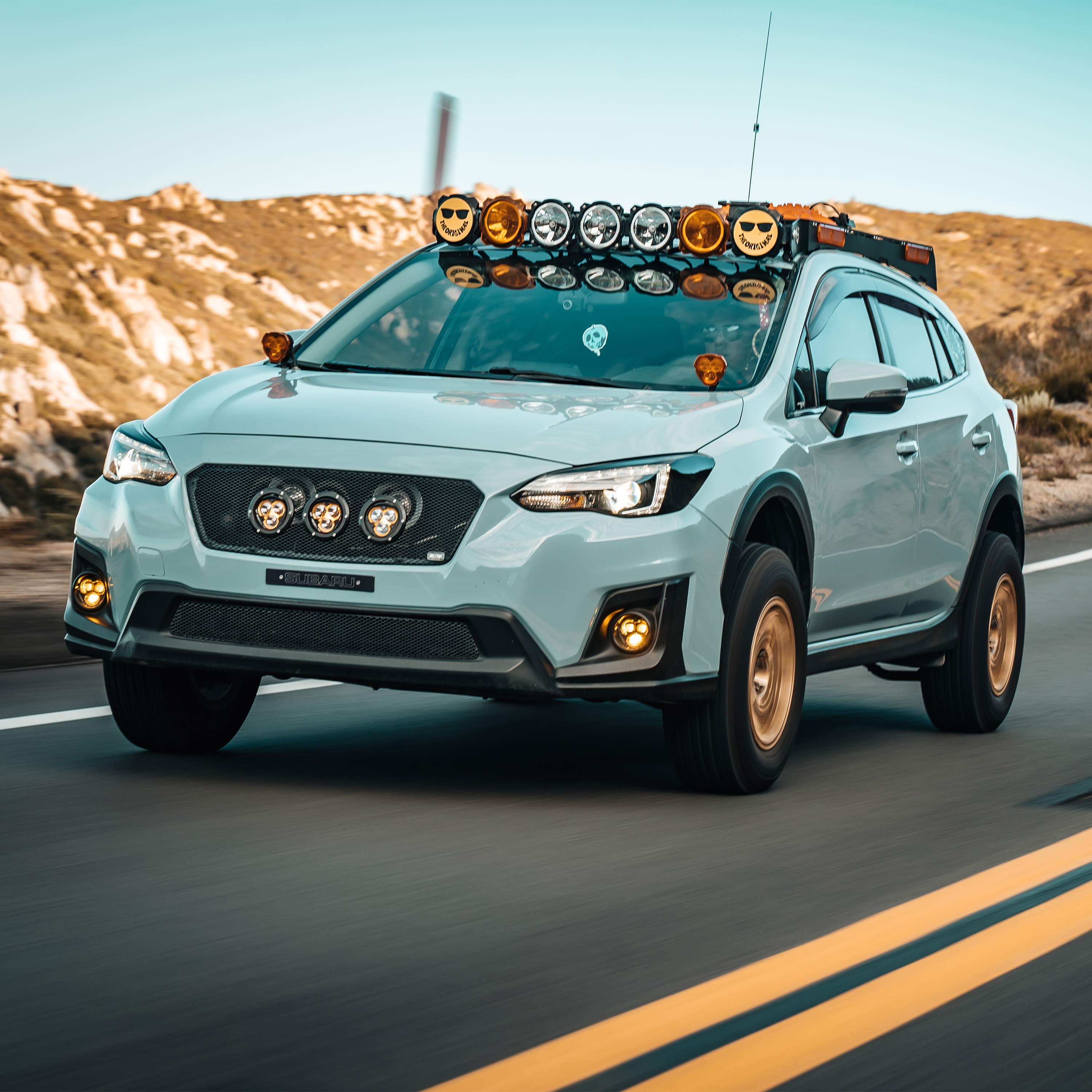 KC HiLiTES KC FLEX ERA 3 LED DM SAE FOG 2-LIGHT MSTR KIT 13-24 SUBARU CROSSTREK FORESTER 97150