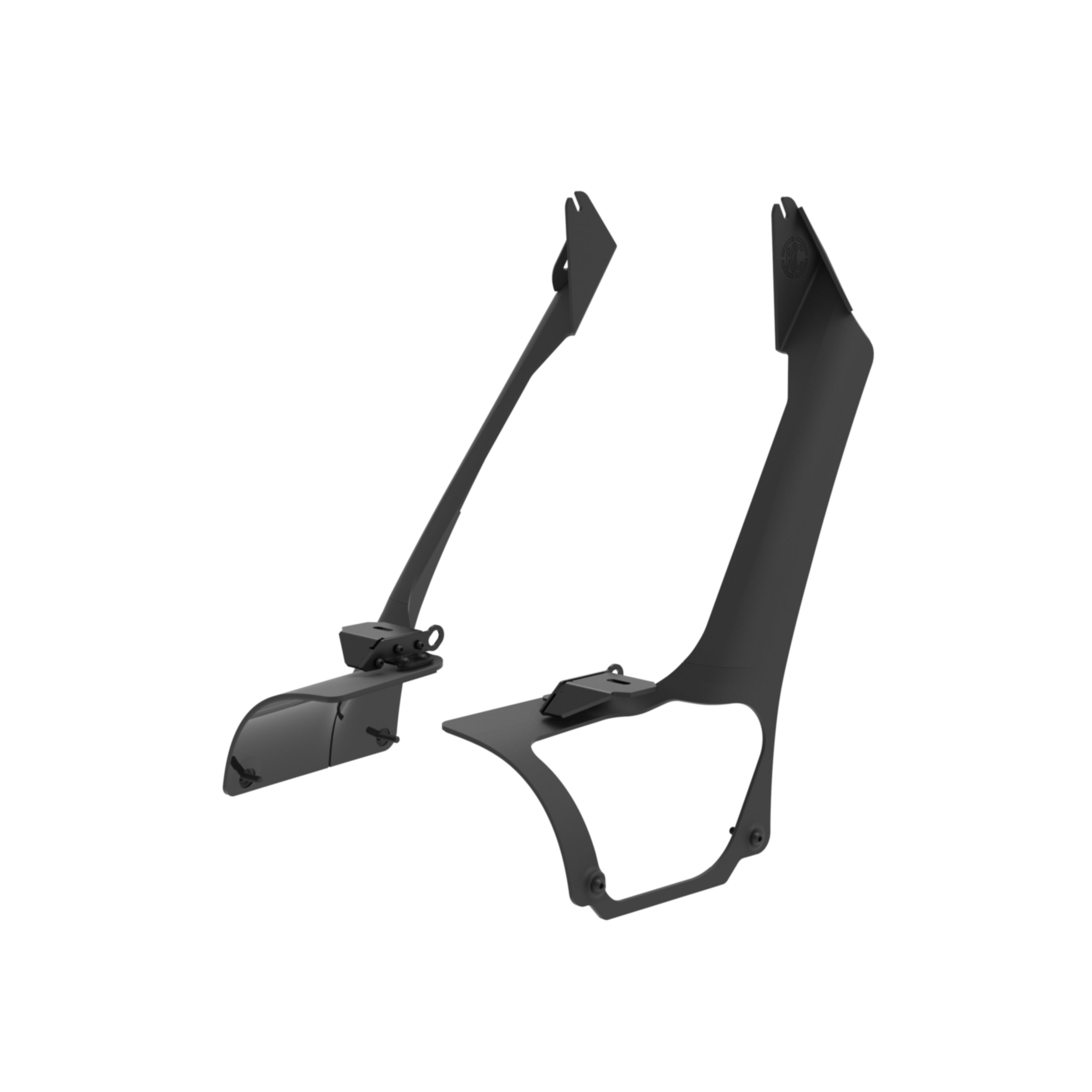 KC HiLiTES KC Bracket Mount Set 50in Overhead - 2021+ Jeep Wrangler JL (Hybrid Models ONLY) 7331