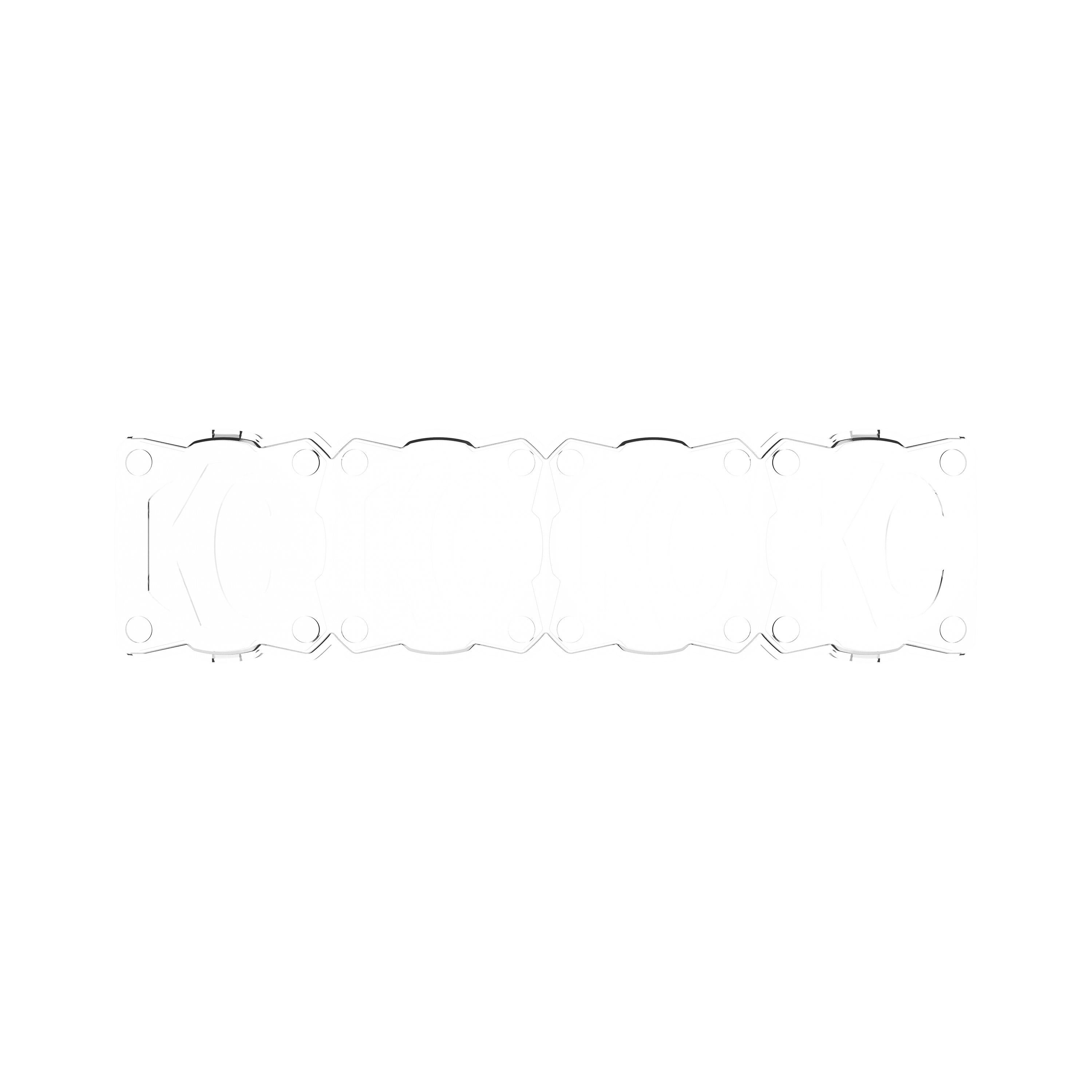 KC HiLiTES KC Shield FLEX ERA LED Bar 10in Clear EA 5332