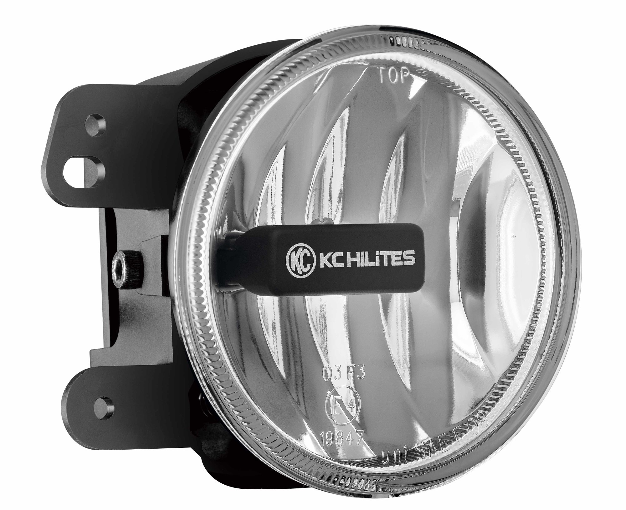 KC HiLiTES KC G4 Gravity LED 4in SAE ECE Fog 1-Light - 2007-2009 Jeep Wrangler JK 2/4-Door 1494
