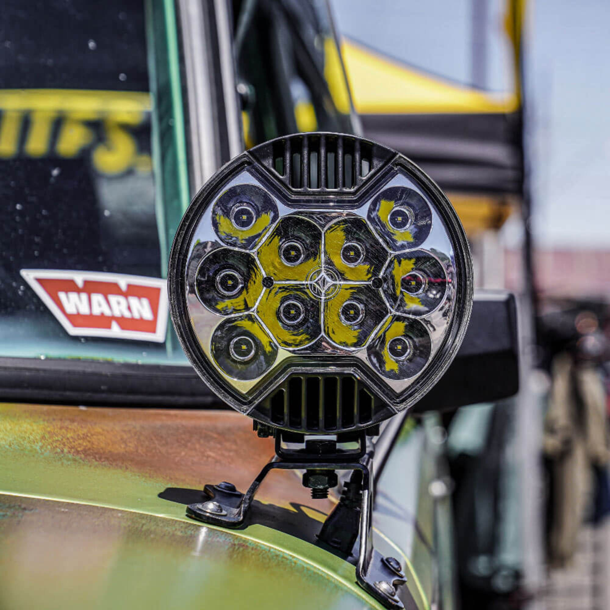 KC HiLiTES KC SLIMLITE LED 6in Spot 2-Light System Universal 100