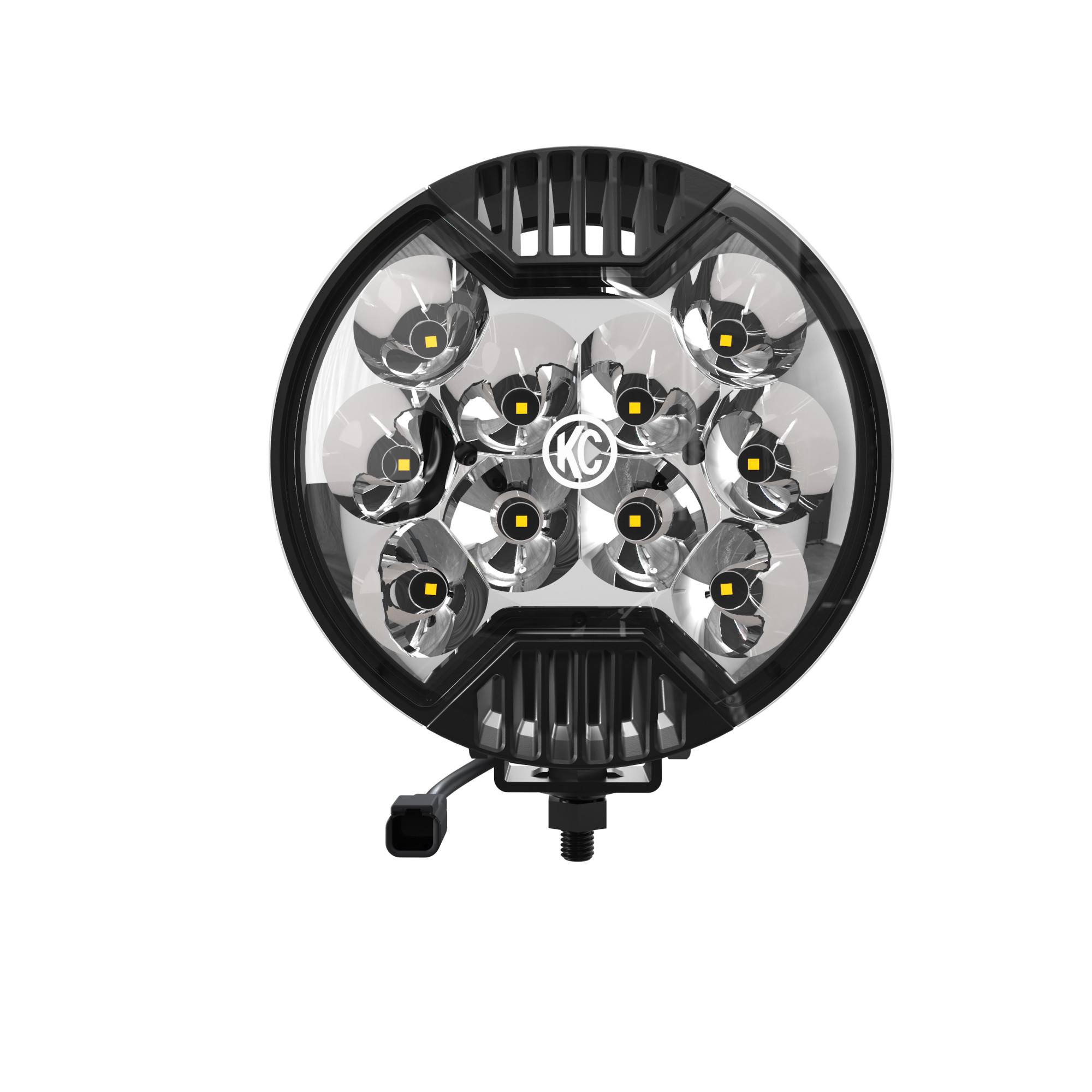 KC HiLiTES KC SLIMLITE LED 6in Spot 2-Light System Universal 100