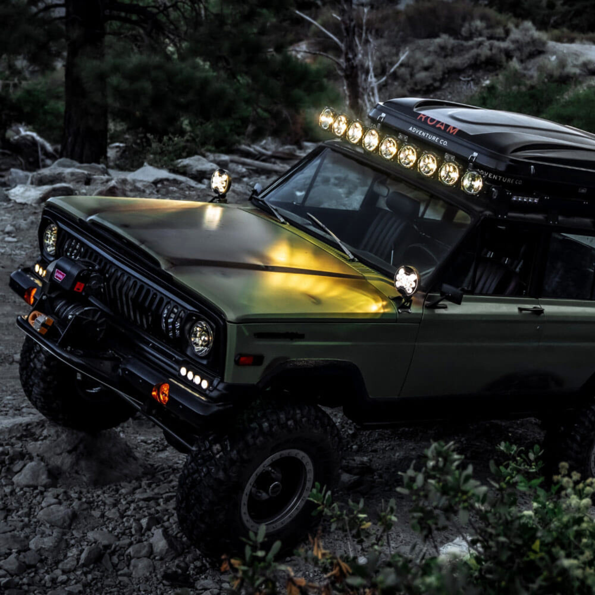 KC HiLiTES KC SLIMLITE LED 6in Spot 2-Light System Universal 100