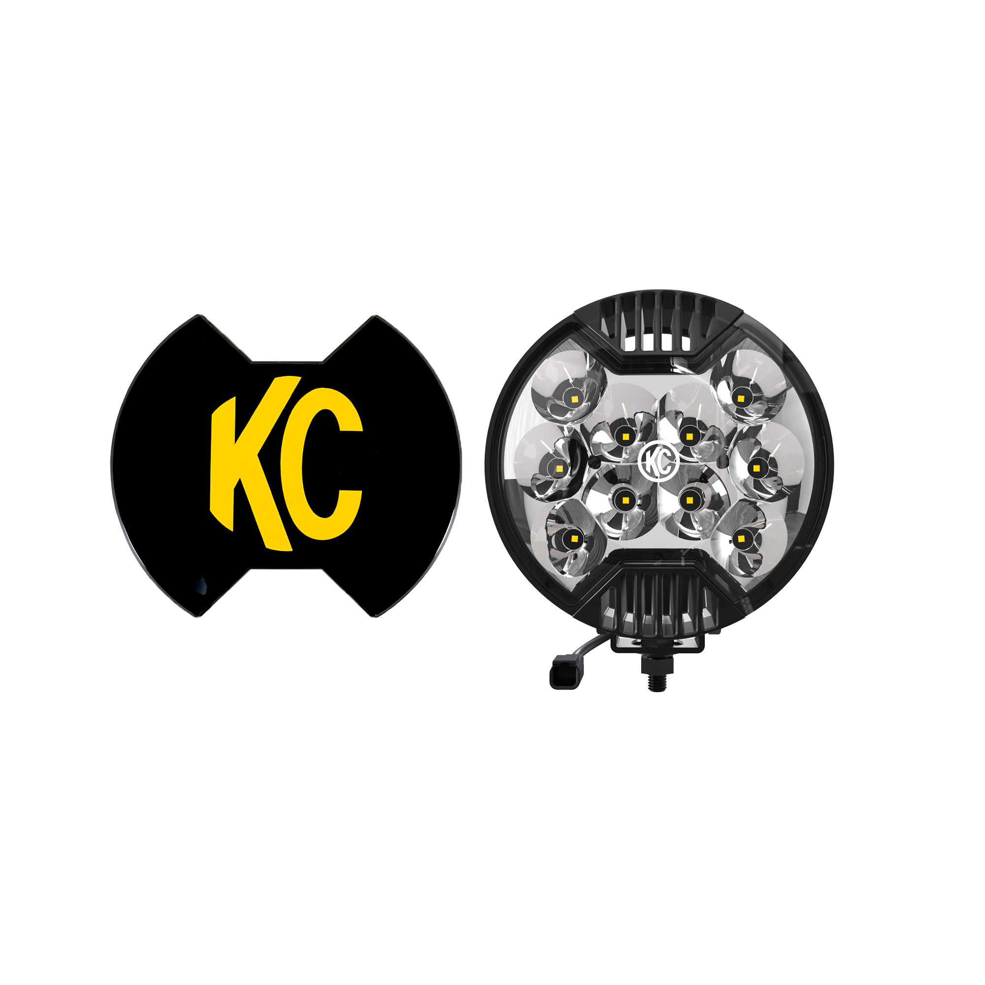 KC HiLiTES KC SLIMLITE LED 6in Spot 1-Light Universal 1100