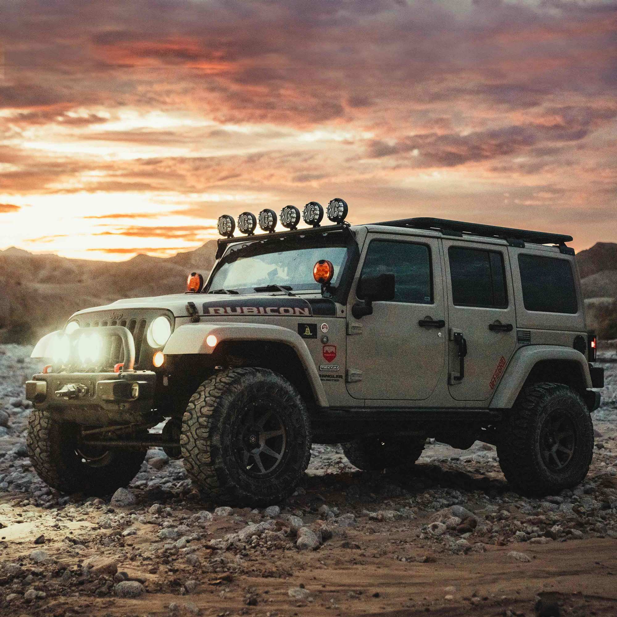 KC HiLiTES SlimLite 8" LED - Single Light - 138W Spot Beam 1101