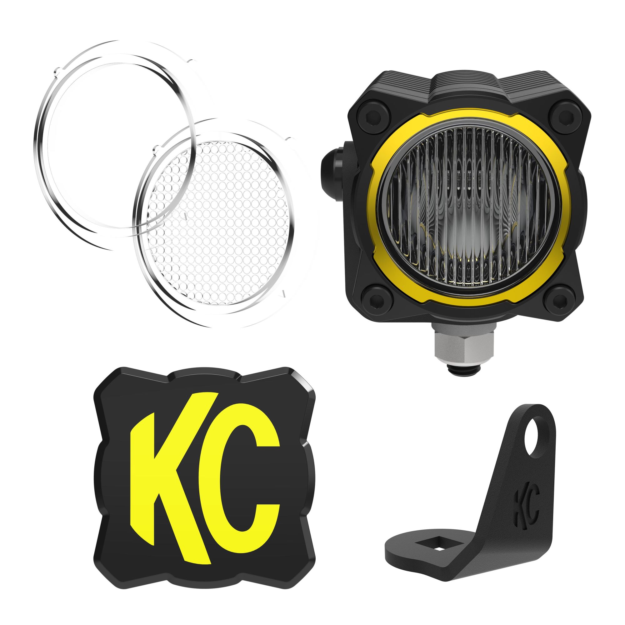KC HiLiTES KC FLEX ERA 1 LED 2-Light Master Kit with Spread Beam Pattern 1265