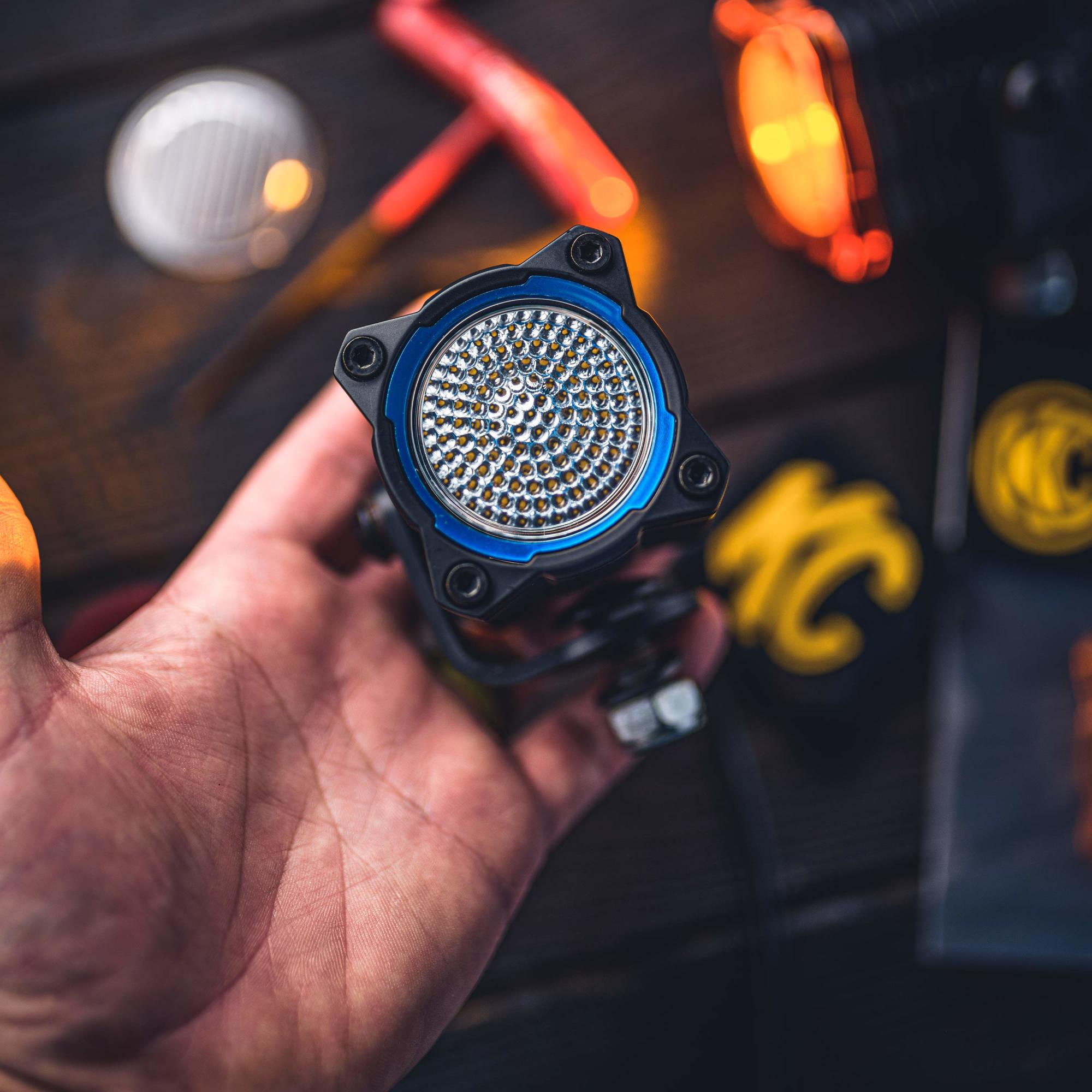 KC HiLiTES KC FLEX ERA 1 LED 2-Light Master Kit with Spread Beam Pattern 1265