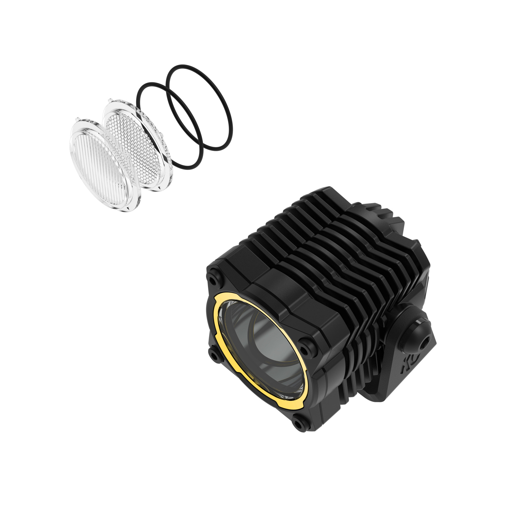 KC HiLiTES KC FLEX ERA 1 LED 2-Light Master Kit with Spread Beam Pattern 1265