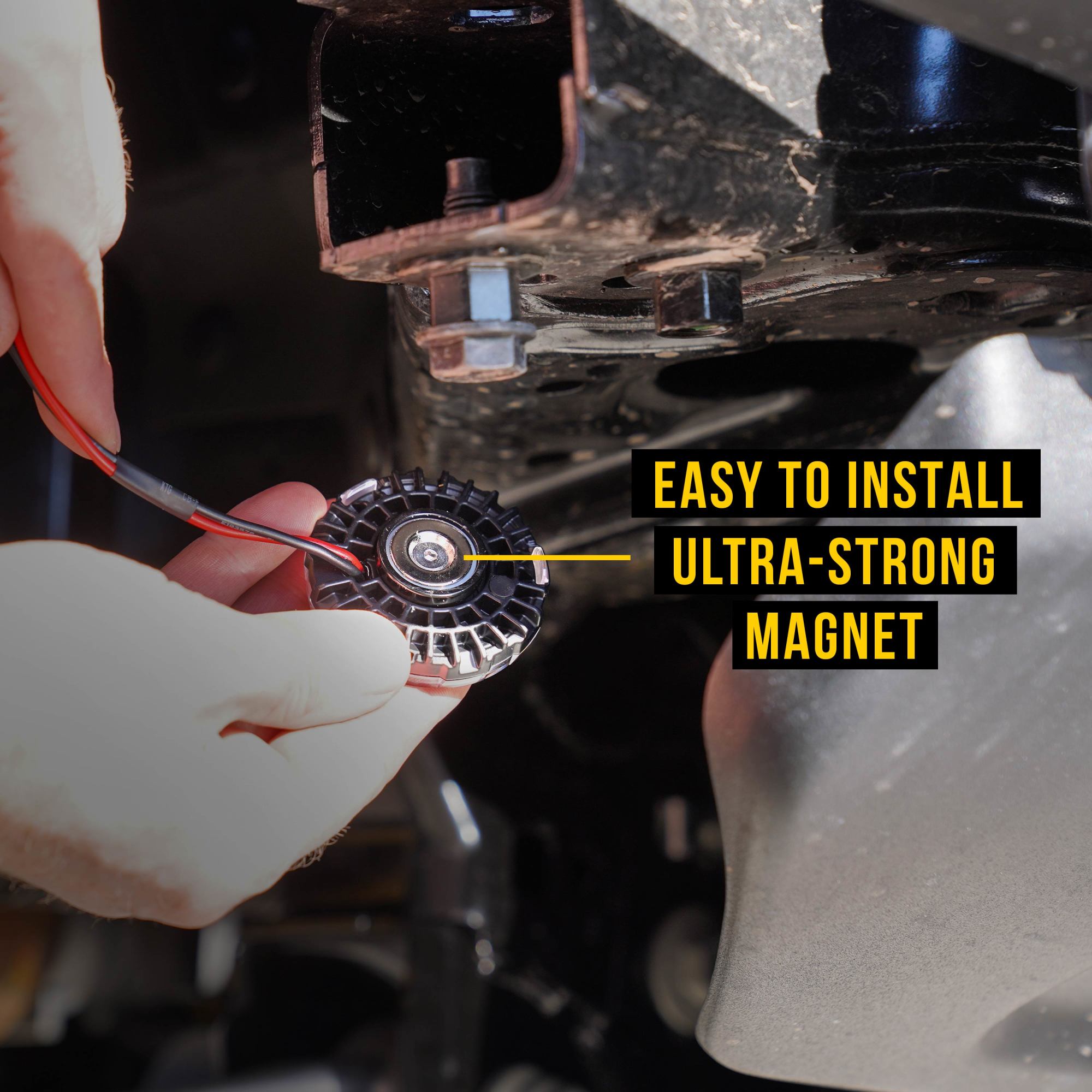 KC HiLiTES Magnet Mounts Attach to the Cyclone w/ Included Hardware - 6 Pack 1373