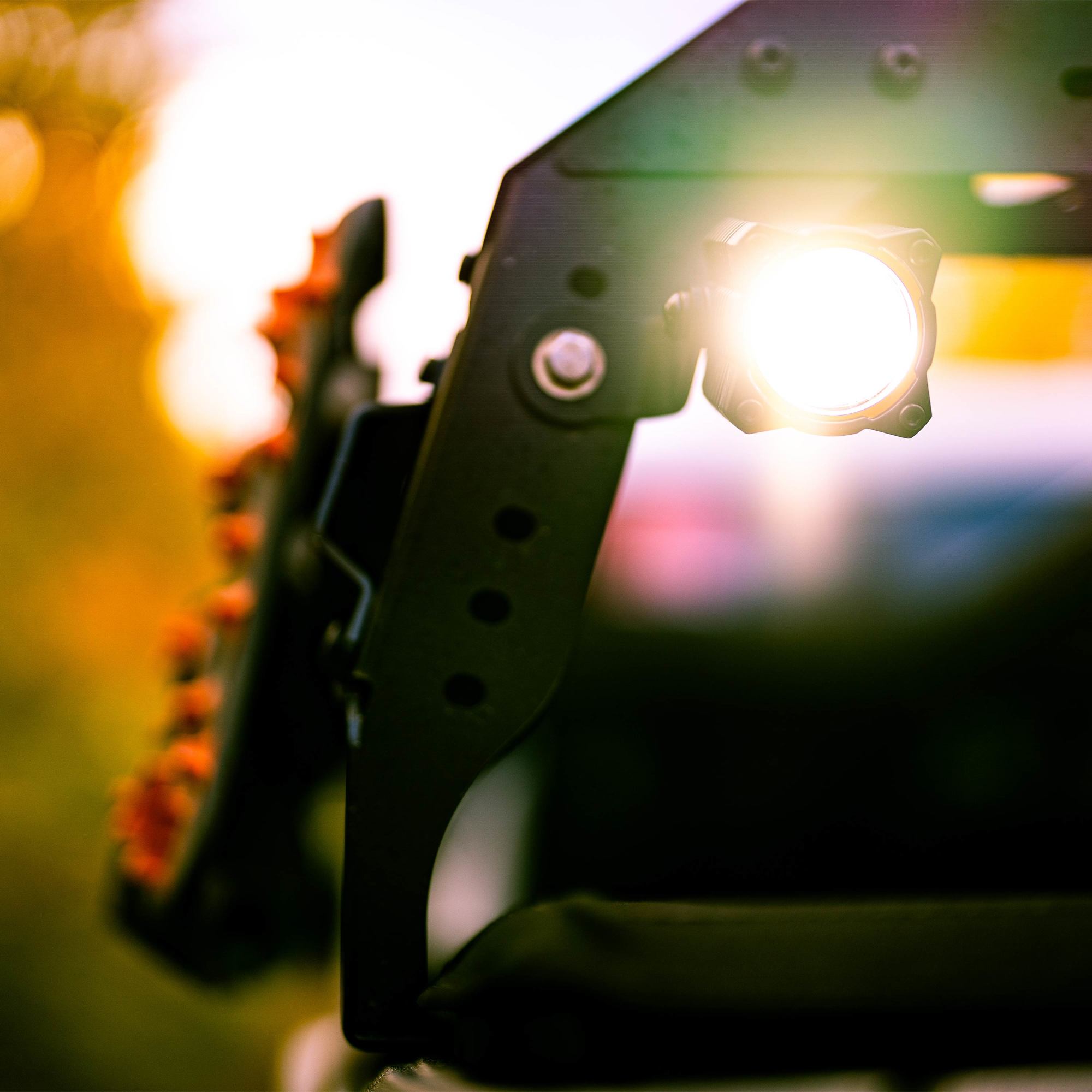 KC HiLiTES KC FLEX ERA 1 LED 2-Light Master Kit with Wiring Harness and Spread Beam Pattern 265