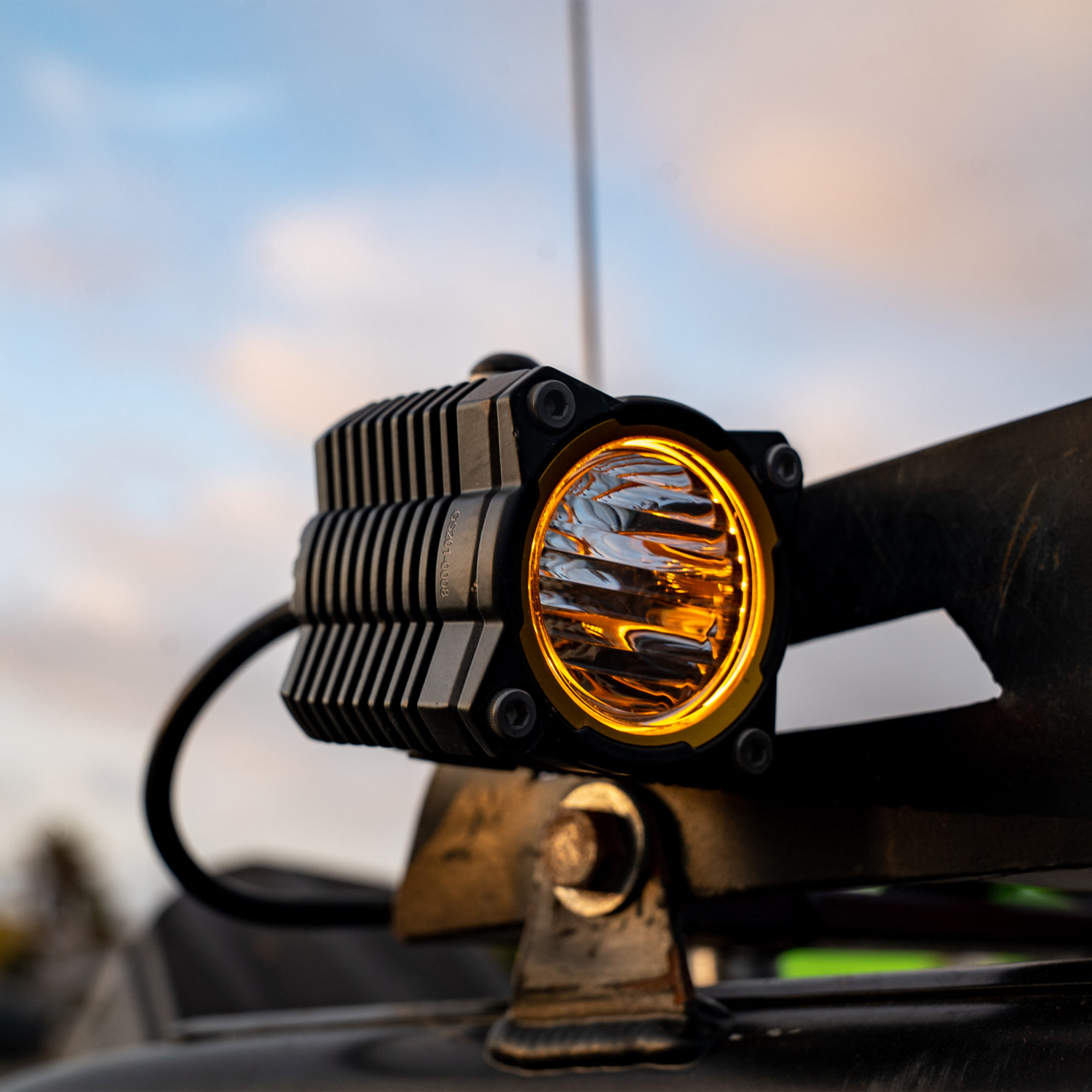 KC HiLiTES KC FLEX ERA 1 LED 2-Light Master Kit with Wiring Harness and Spread Beam Pattern 265