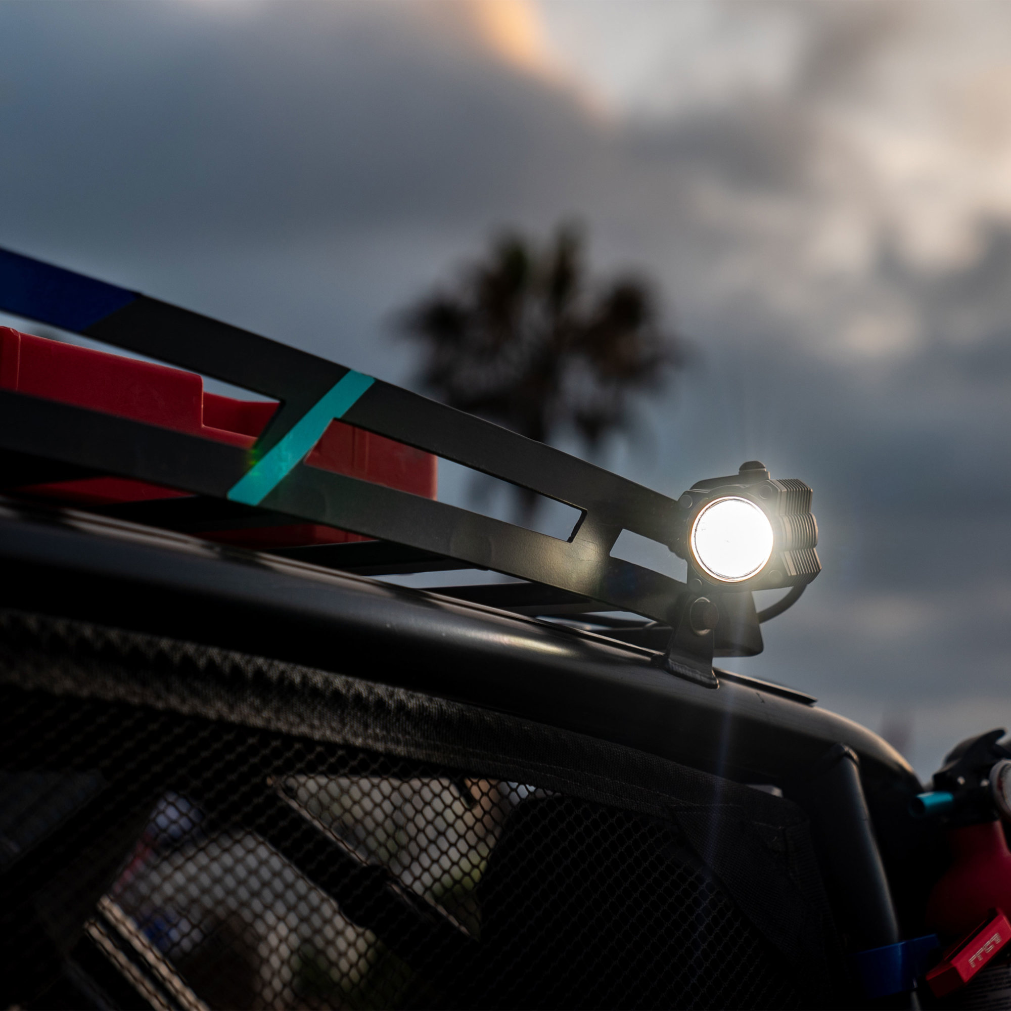 KC HiLiTES KC FLEX ERA 1 LED 2-Light Master Kit with Wiring Harness and Spread Beam Pattern 265