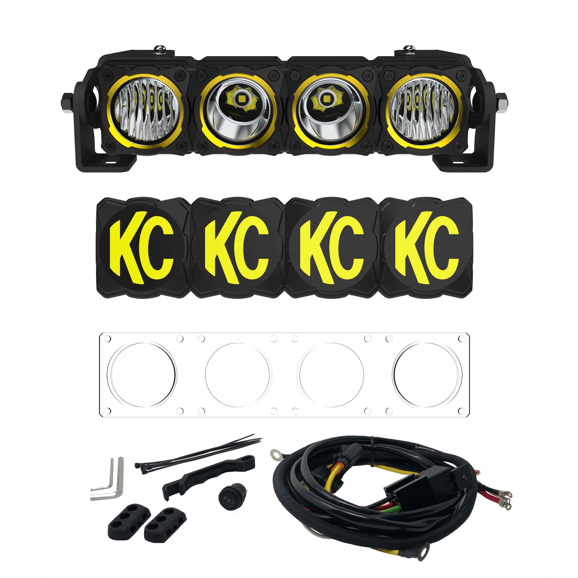 KC HiLiTES FLEX ERA LED Light Bar - 10 Inch Master Kit 291