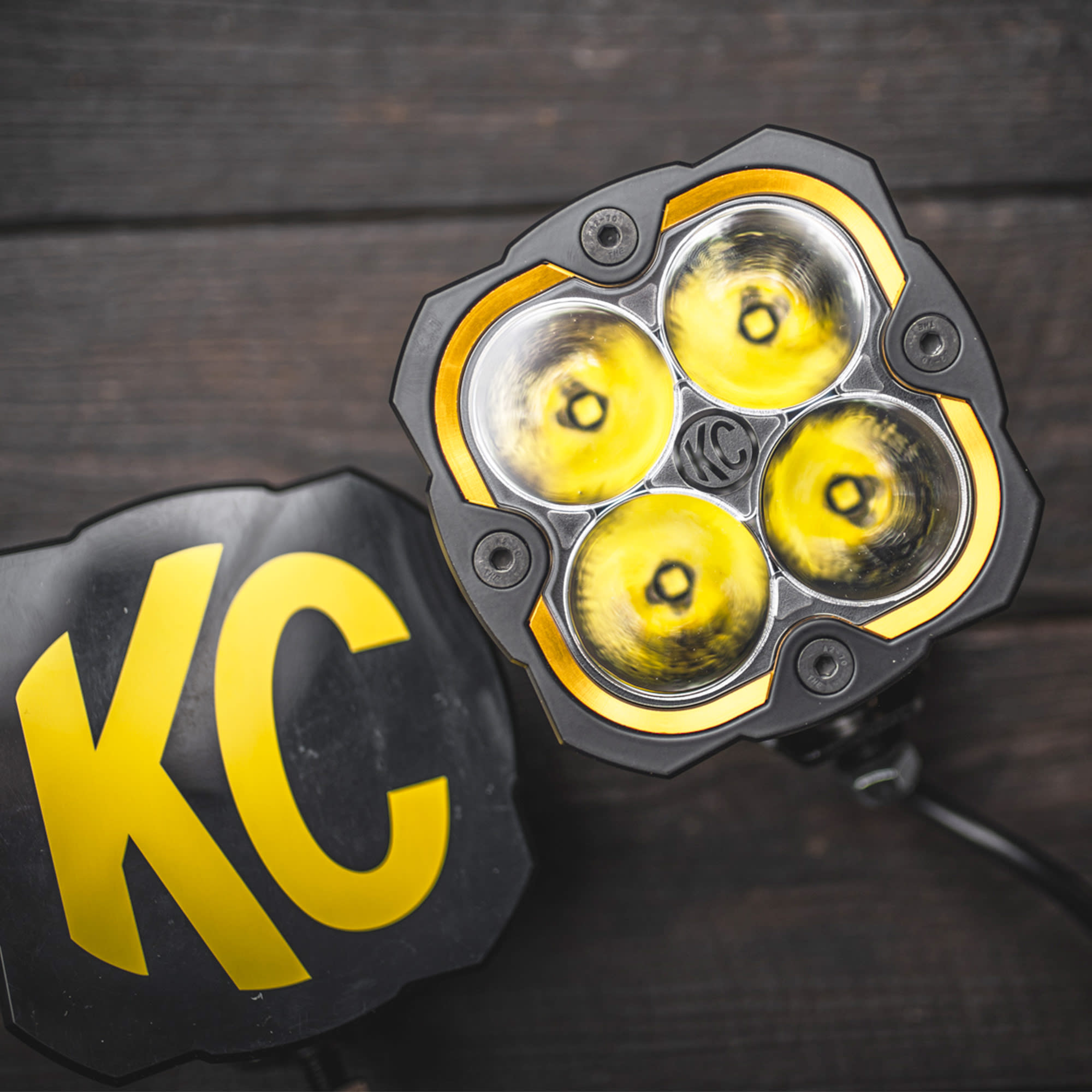 KC HiLiTES KC Bezel Ring KC FLEX ERA 4 Gold 1PC 30570