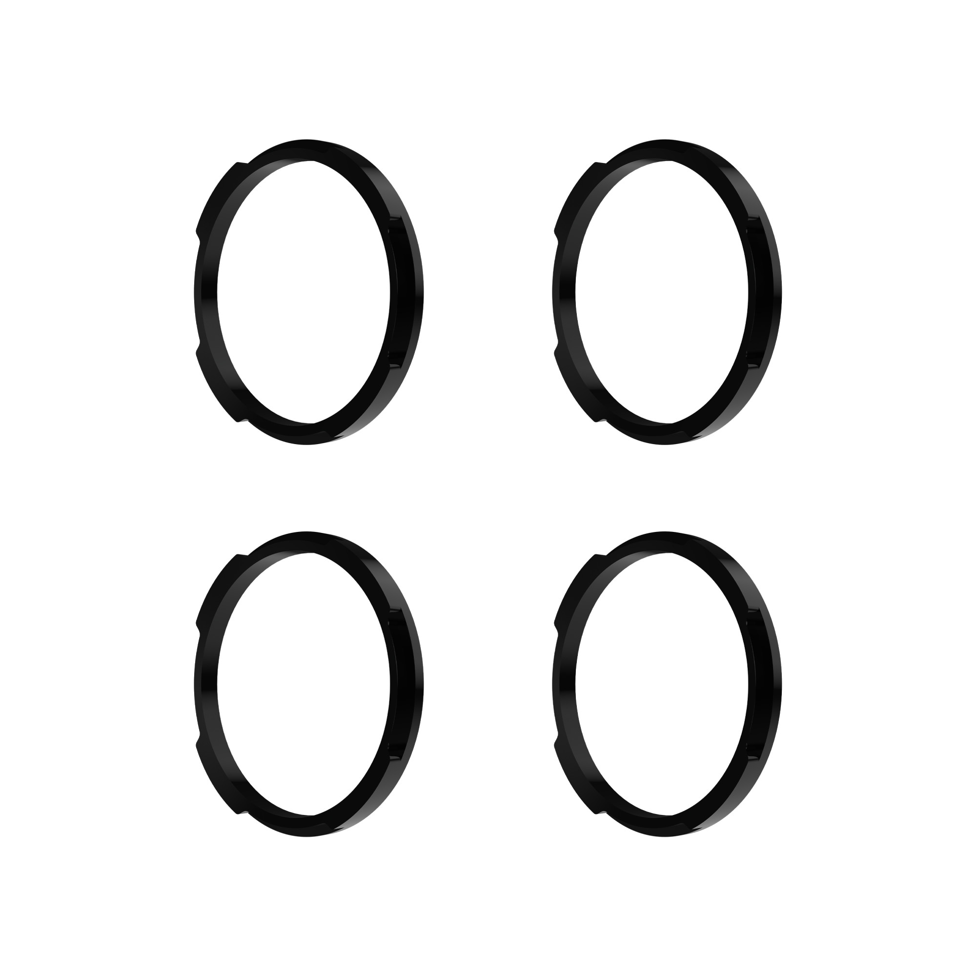 KC HiLiTES KC Bezel Ring KC FLEX ERA BAR Black 4PC 30581