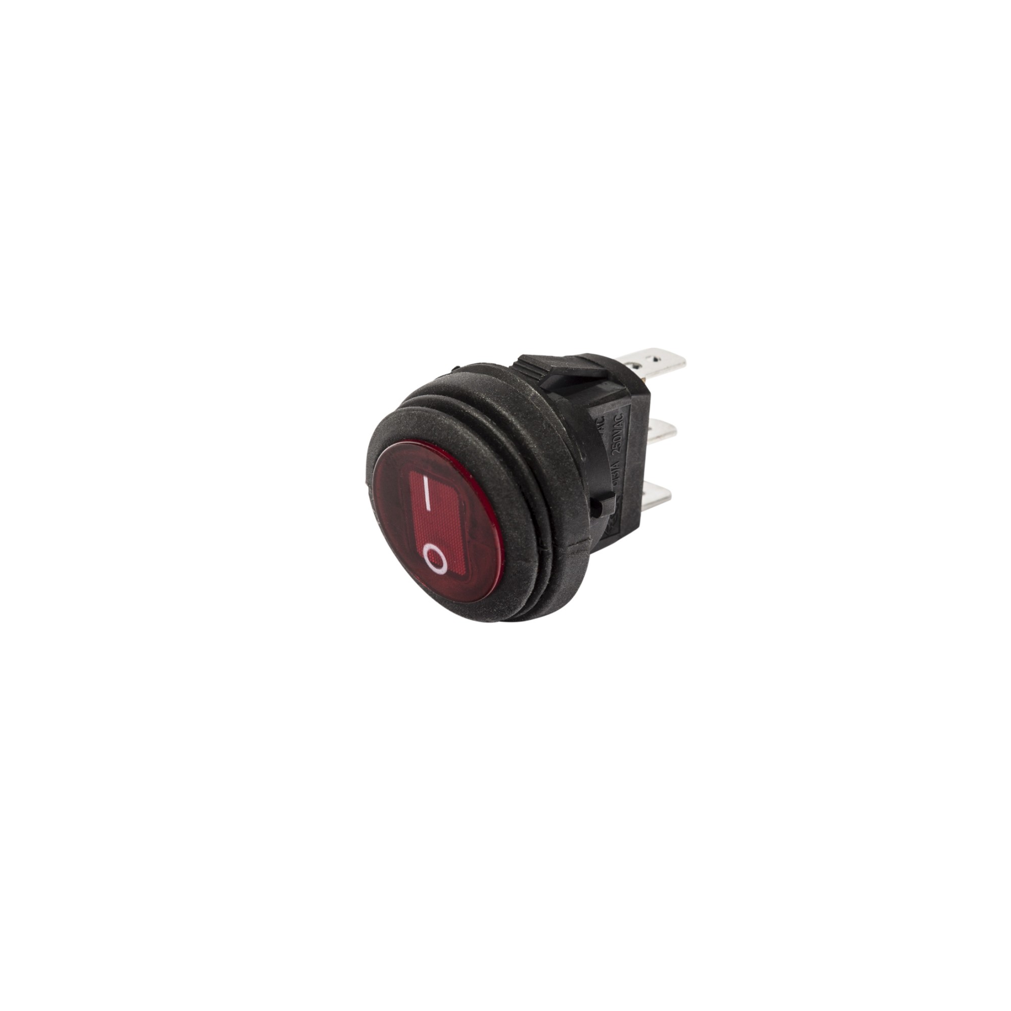 KC HiLiTES KC Switch Illuminated LED Rocker 2-Position Round Red 3113