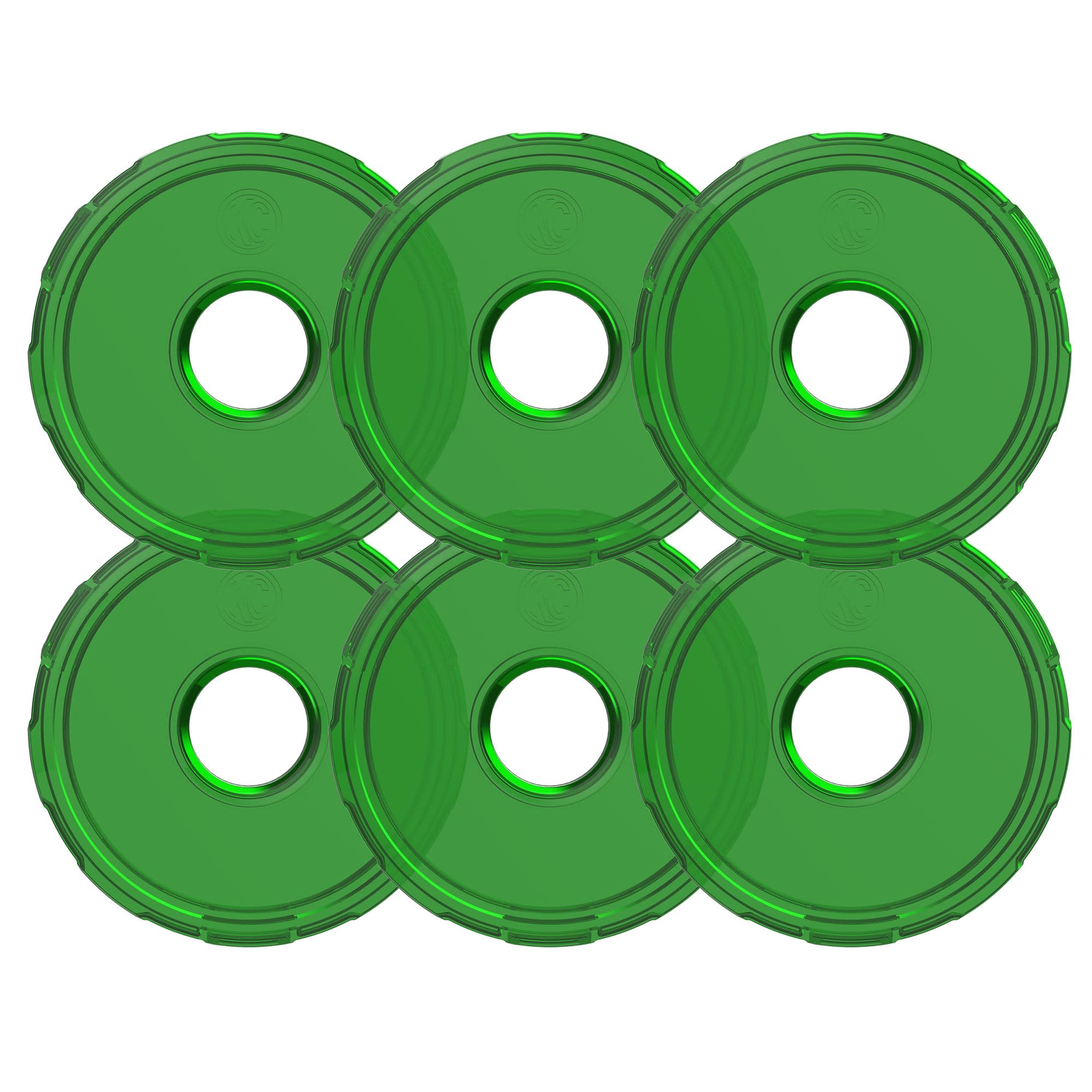 KC HiLiTES KC Cyclone 2.0 LED - Replacement Lens - Green - 6-PK 4415