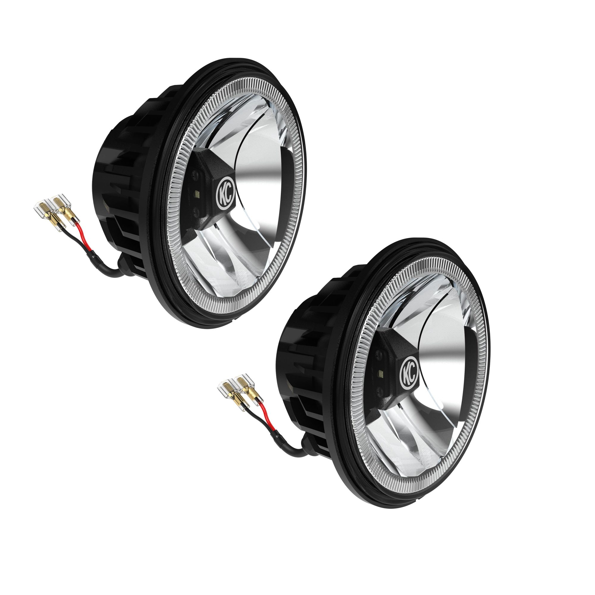 KC HiLiTES KC G6 Gravity LED 6in Driving 2-Light System Universal 42054