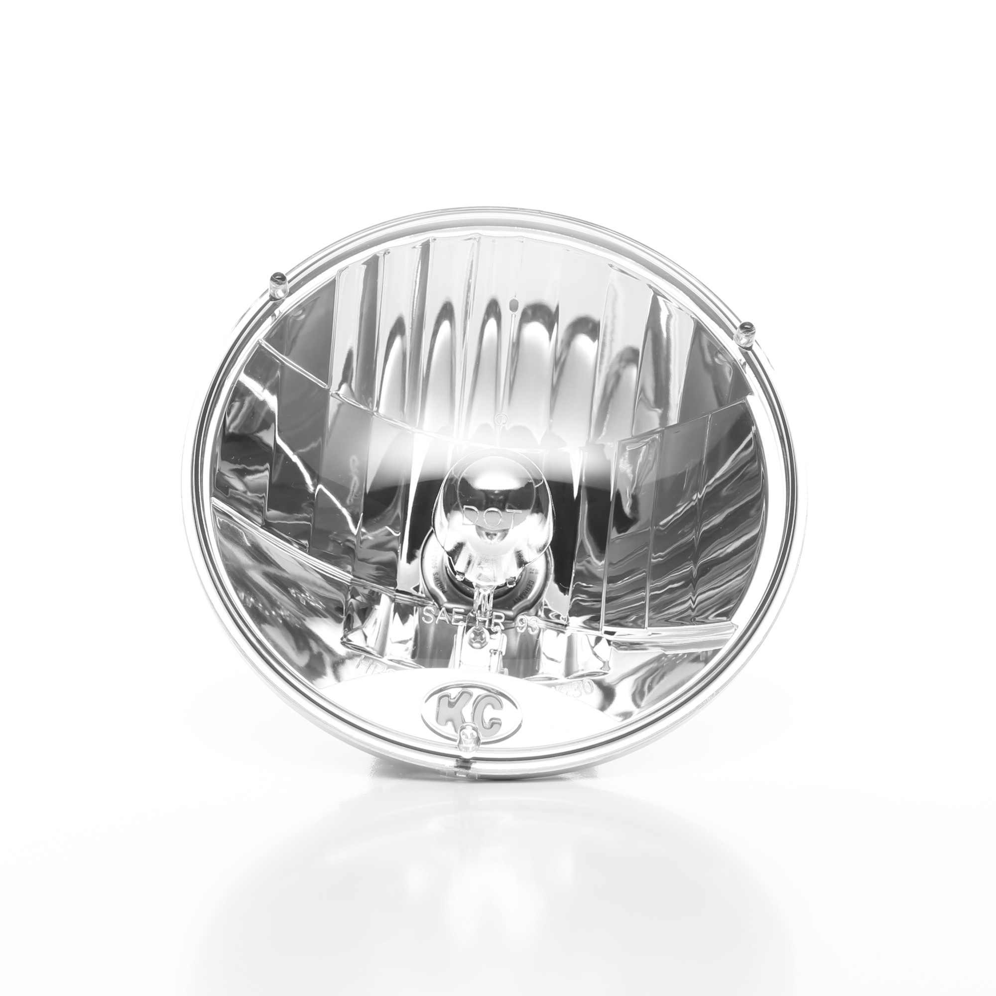 KC HiLiTES KC Headlight H4 Halogen 7in Dot 2-Light - 2007-2018 Jeep Wrangler JK 2/4-Door 42302