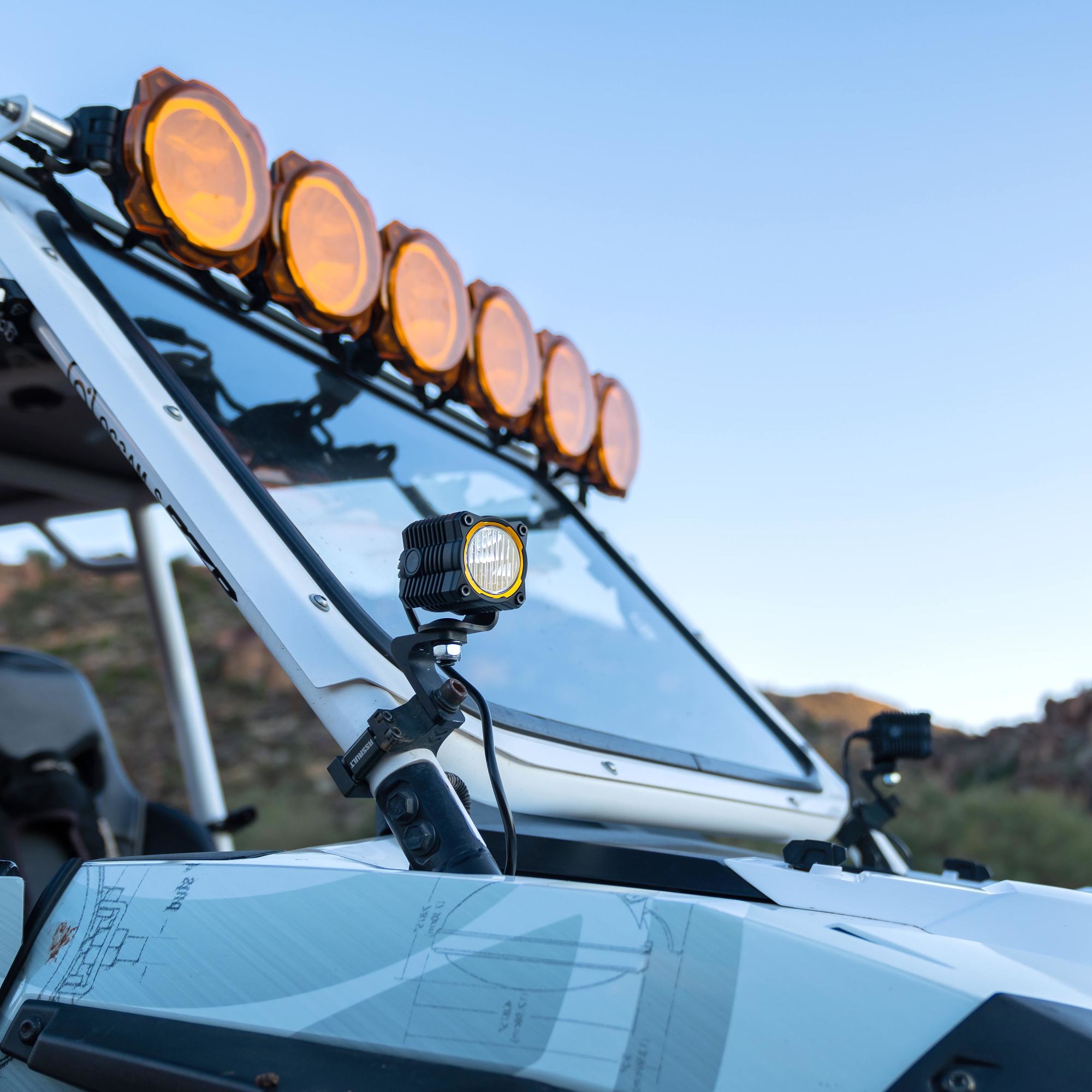 KC HiLiTES KC Lens FLEX ERA 1 Spread Clear 4262