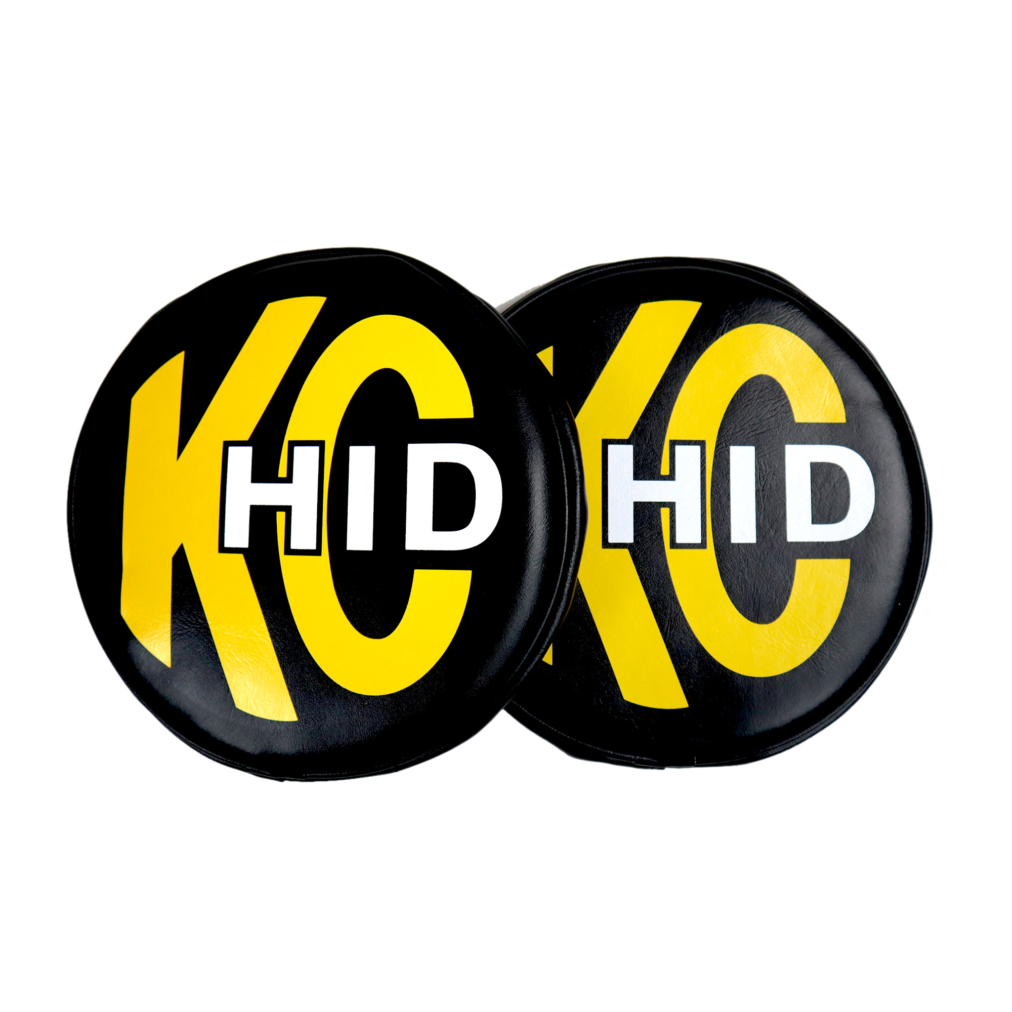 KC HiLiTES KC Cover 8in Vinyl HID Black Yellow PR 5818