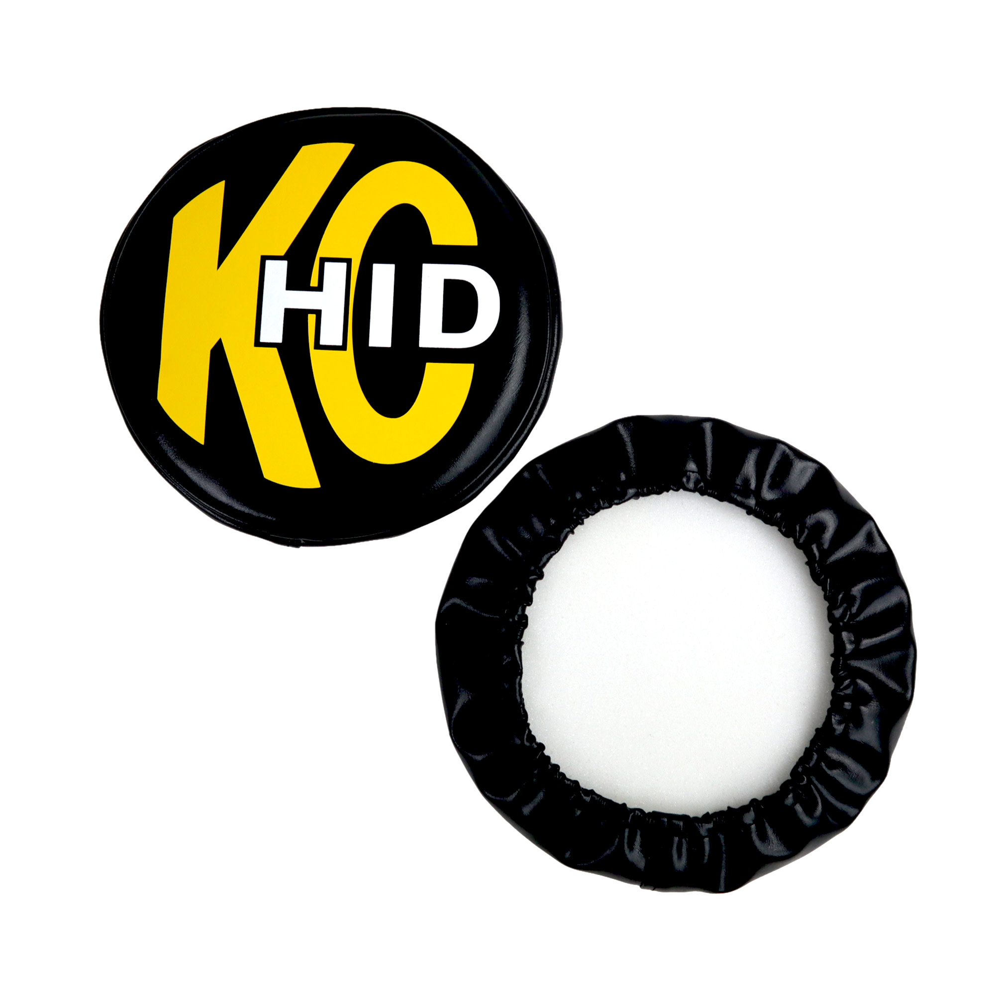 KC HiLiTES KC Cover 8in Vinyl HID Black Yellow PR 5818