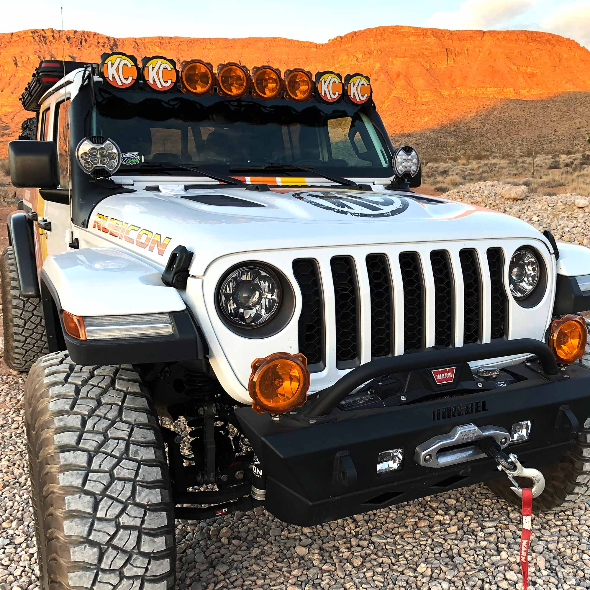 KC HiLiTES KC Clear Shield for 6" SlimLite LED lights EA 5103