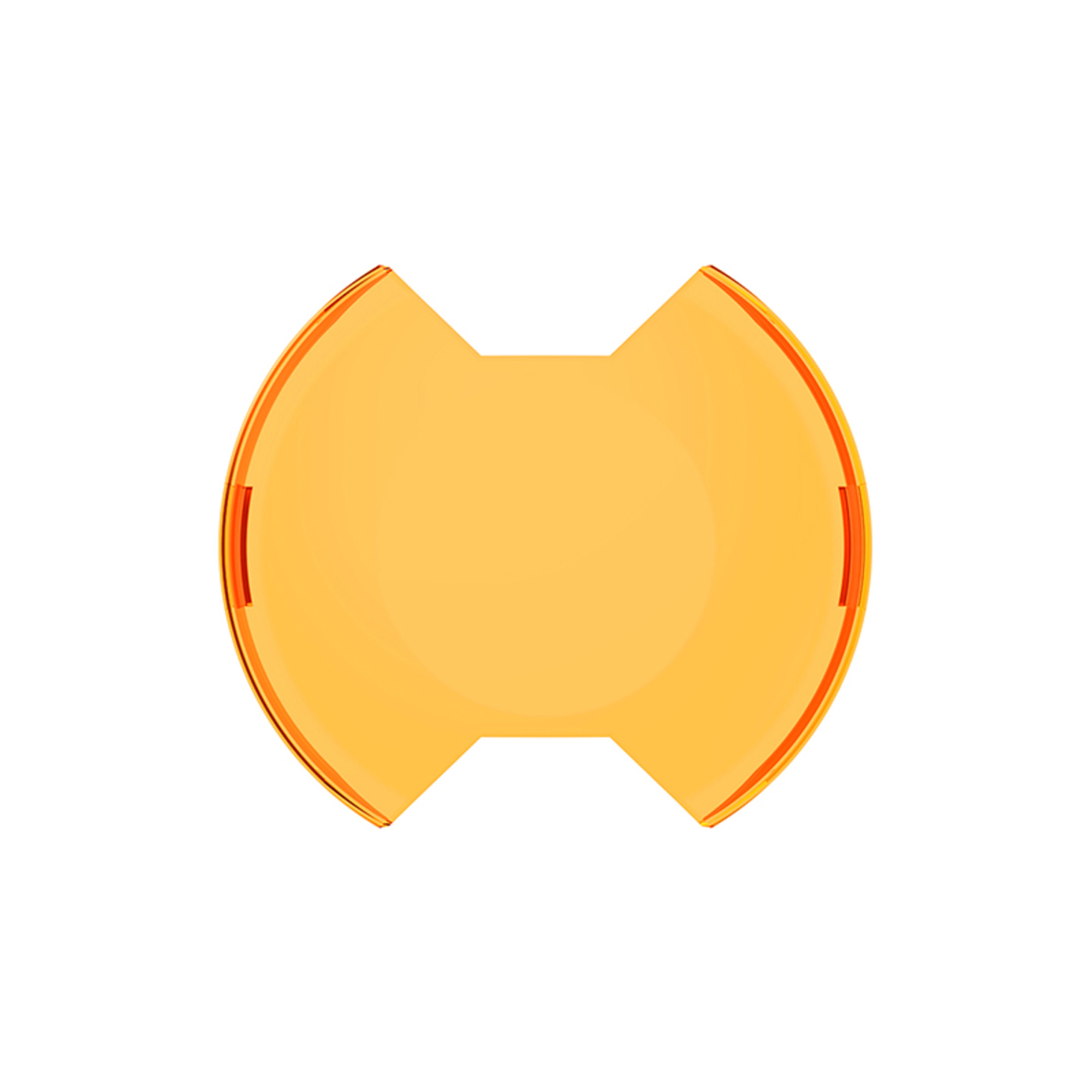 KC HiLiTES KC Amber Shield for 6" SlimLite LED lights EA 5104