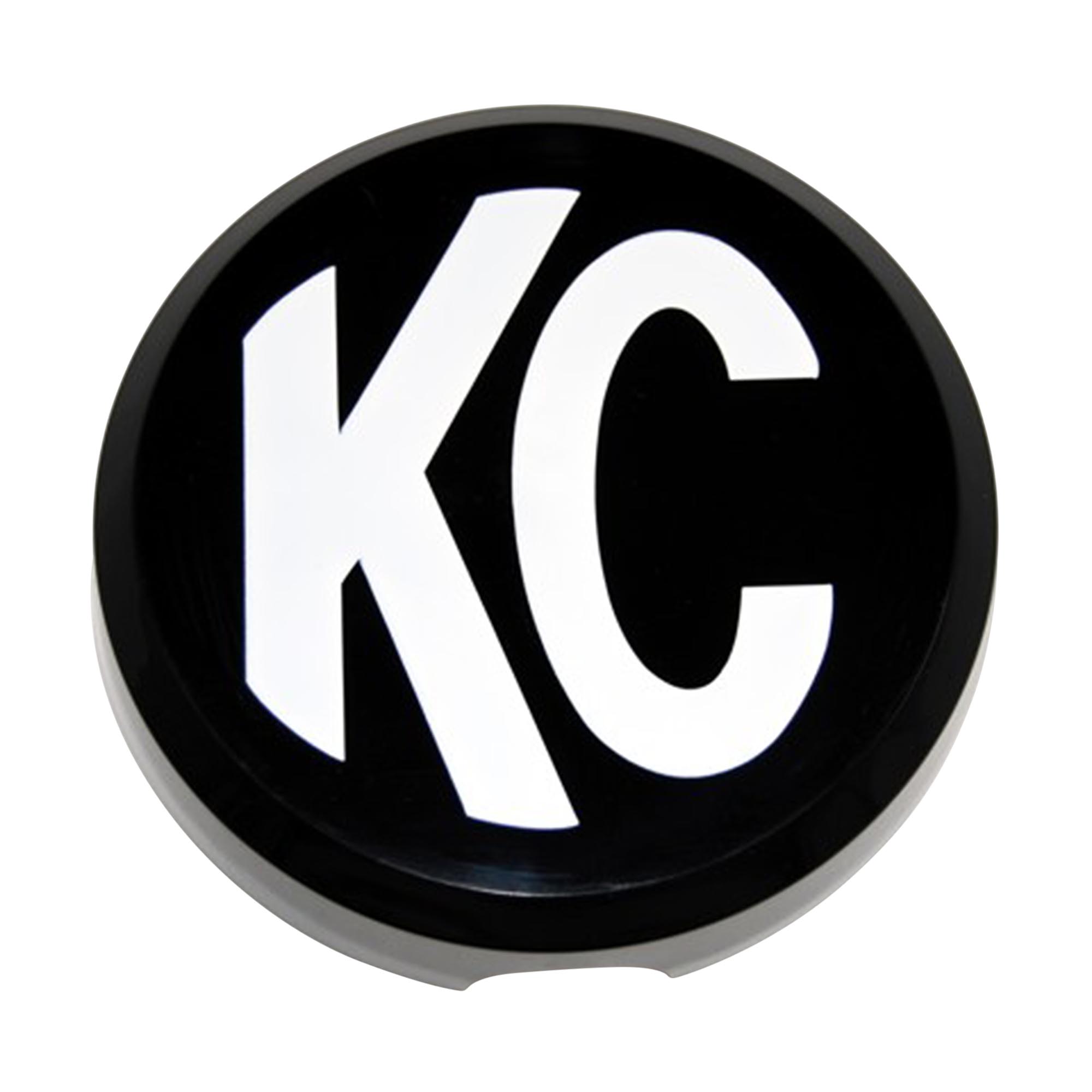 KC HiLiTES KC Cover 6in ABS Plastic Black White EA 5105