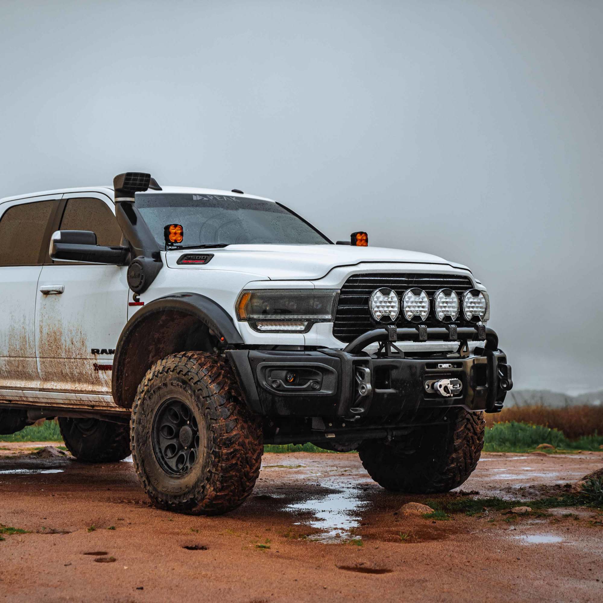 KC HiLiTES SlimLite 8" LED - Light Shield - Clear 5207