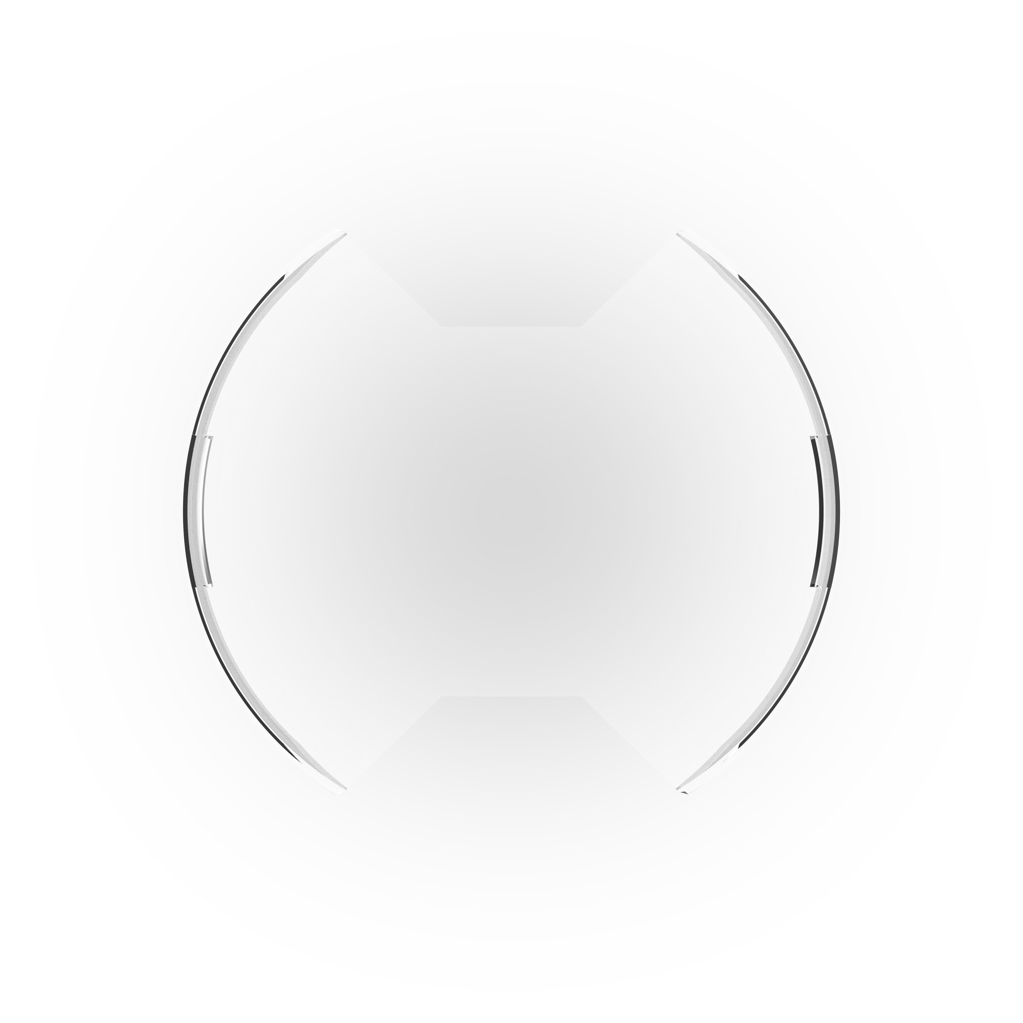 KC HiLiTES SlimLite 8" LED - Light Shield - Clear 5207