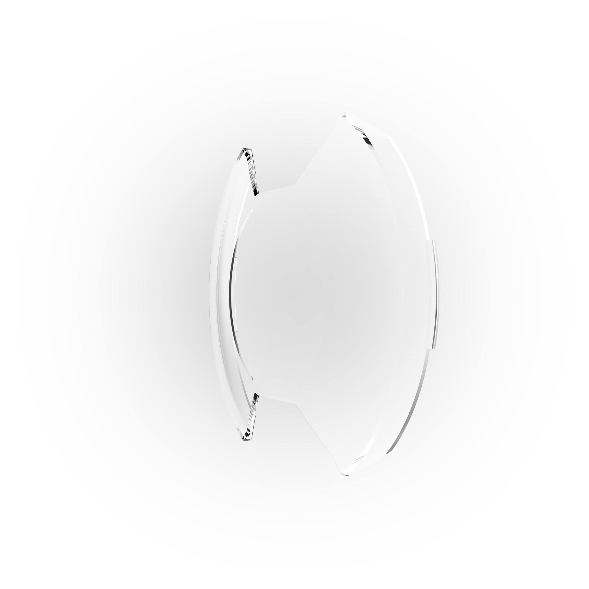 KC HiLiTES SlimLite 8" LED - Light Shield - Clear 5207