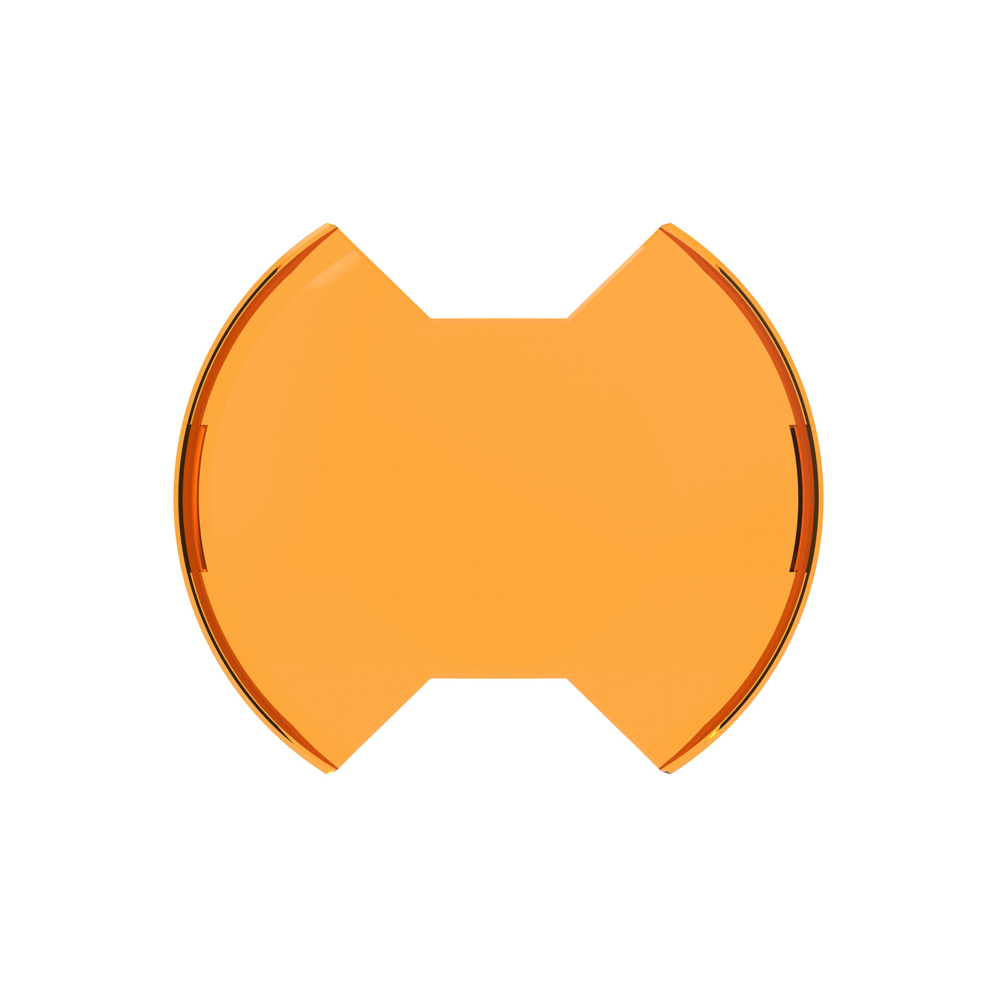 KC HiLiTES SlimLite 8" LED - Light Shield - Amber 5208