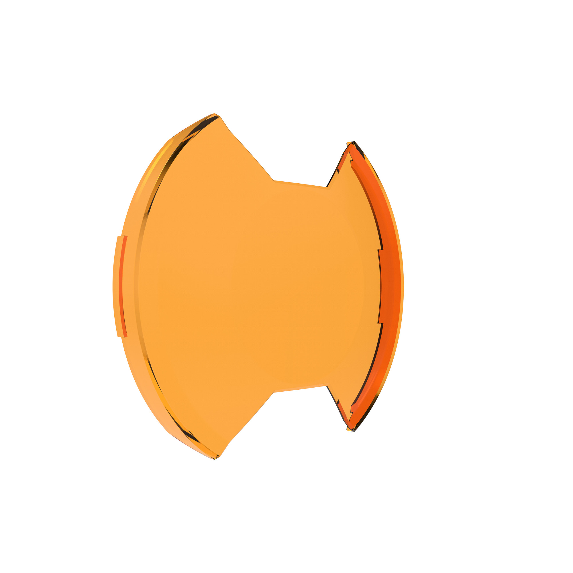 KC HiLiTES SlimLite 8" LED - Light Shield - Amber 5208