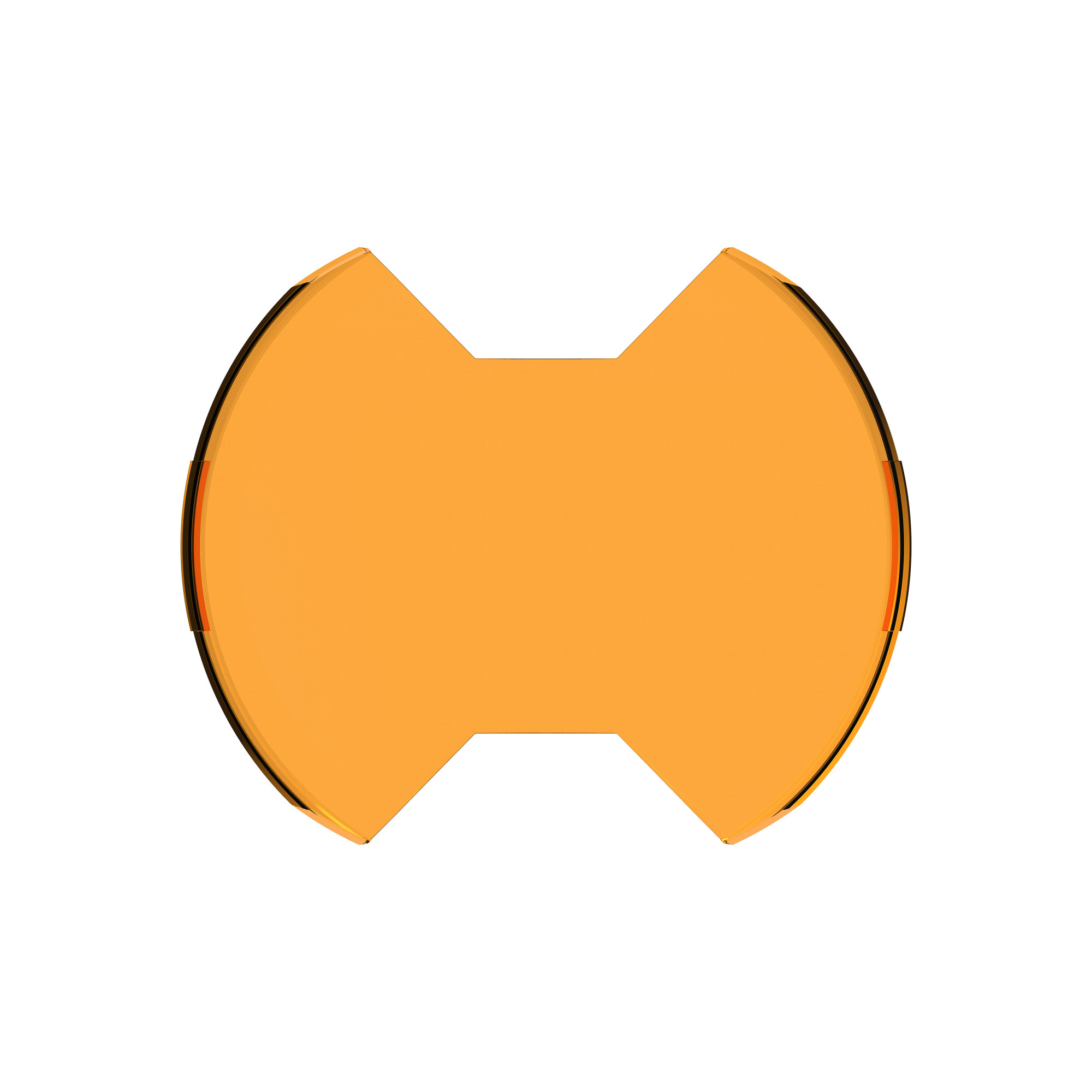 KC HiLiTES SlimLite 8" LED - Light Shield - Amber 5208