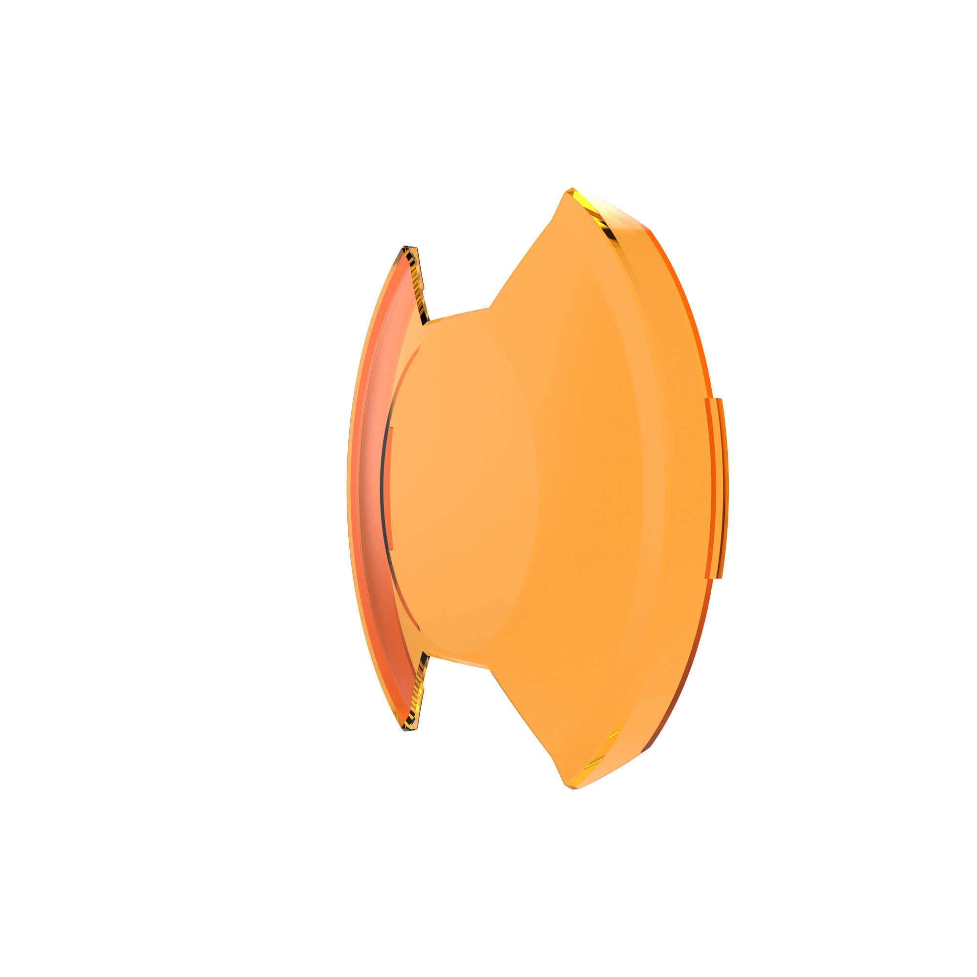 KC HiLiTES SlimLite 8" LED - Light Shield - Amber 5208