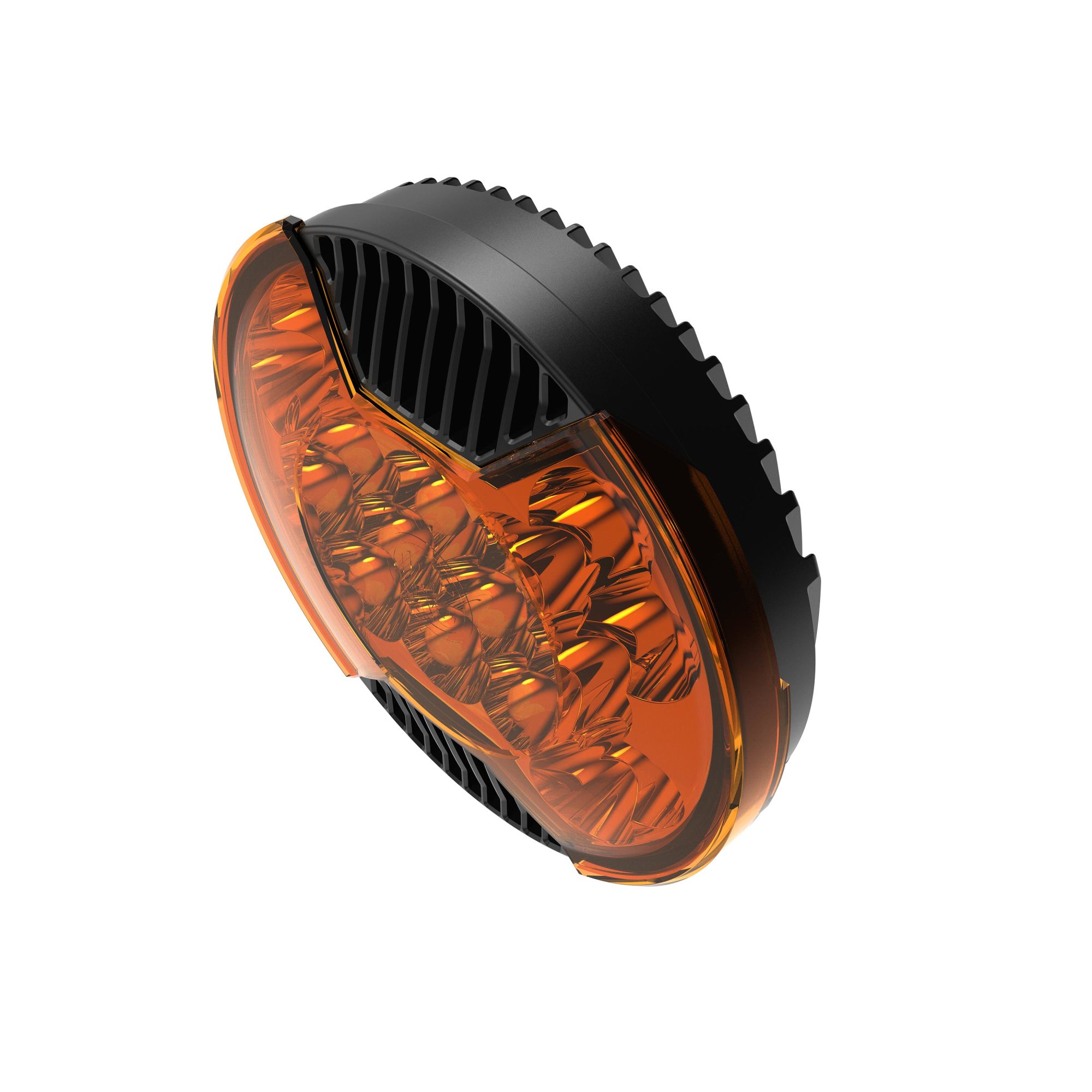 KC HiLiTES SlimLite 8" LED - Light Shield - Amber 5208